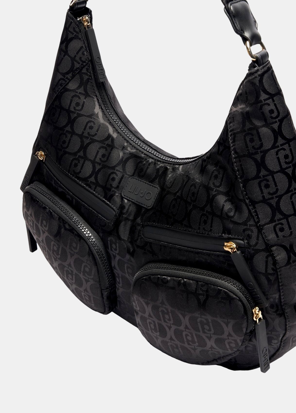 Liu Jo Jacquard Nylon Shoulder Bag