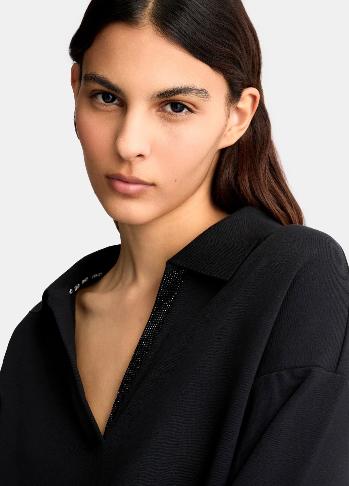 Felpa Con Strass Liu Jo