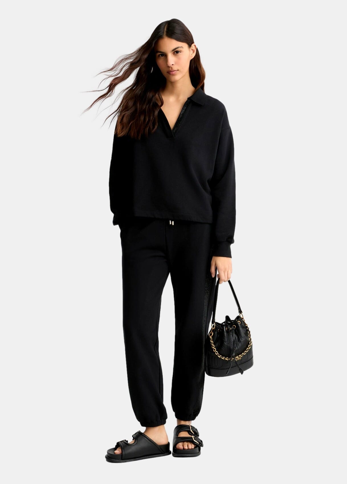 Felpa Con Strass Liu Jo