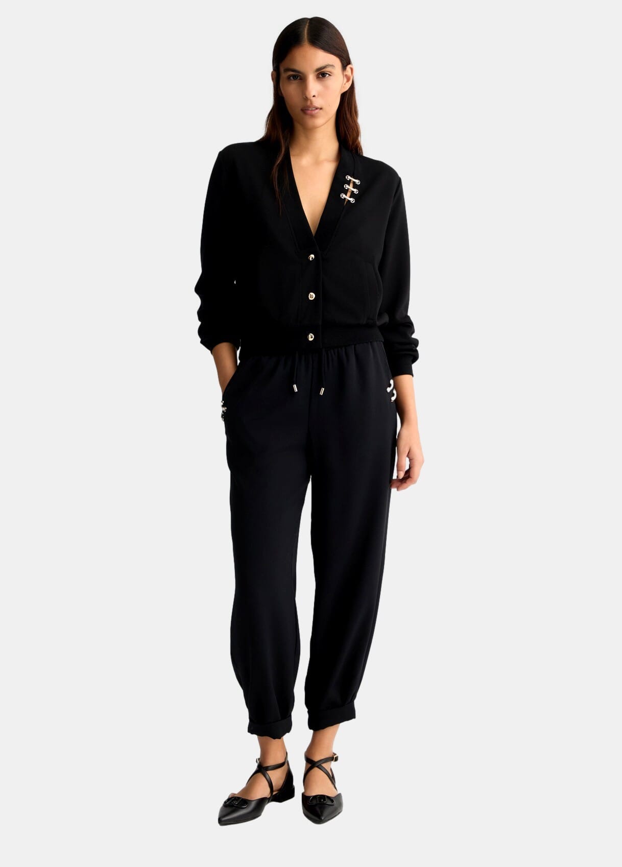 Pantaloni Jogging Cropped Liu Jo