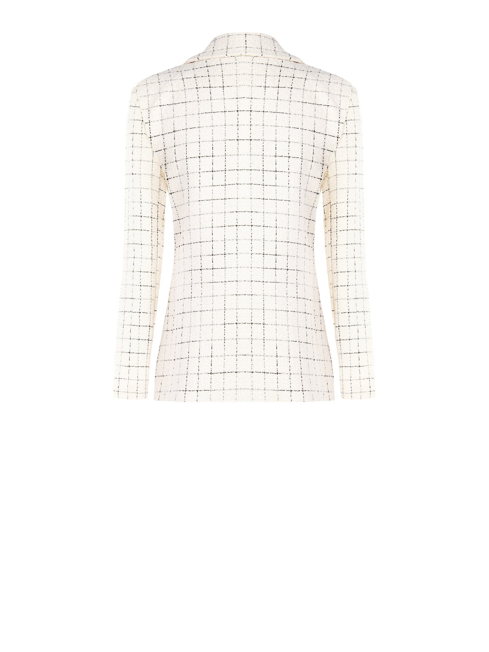 Giacca Blazer A Taglio Lungo In Tweed Rinascimento