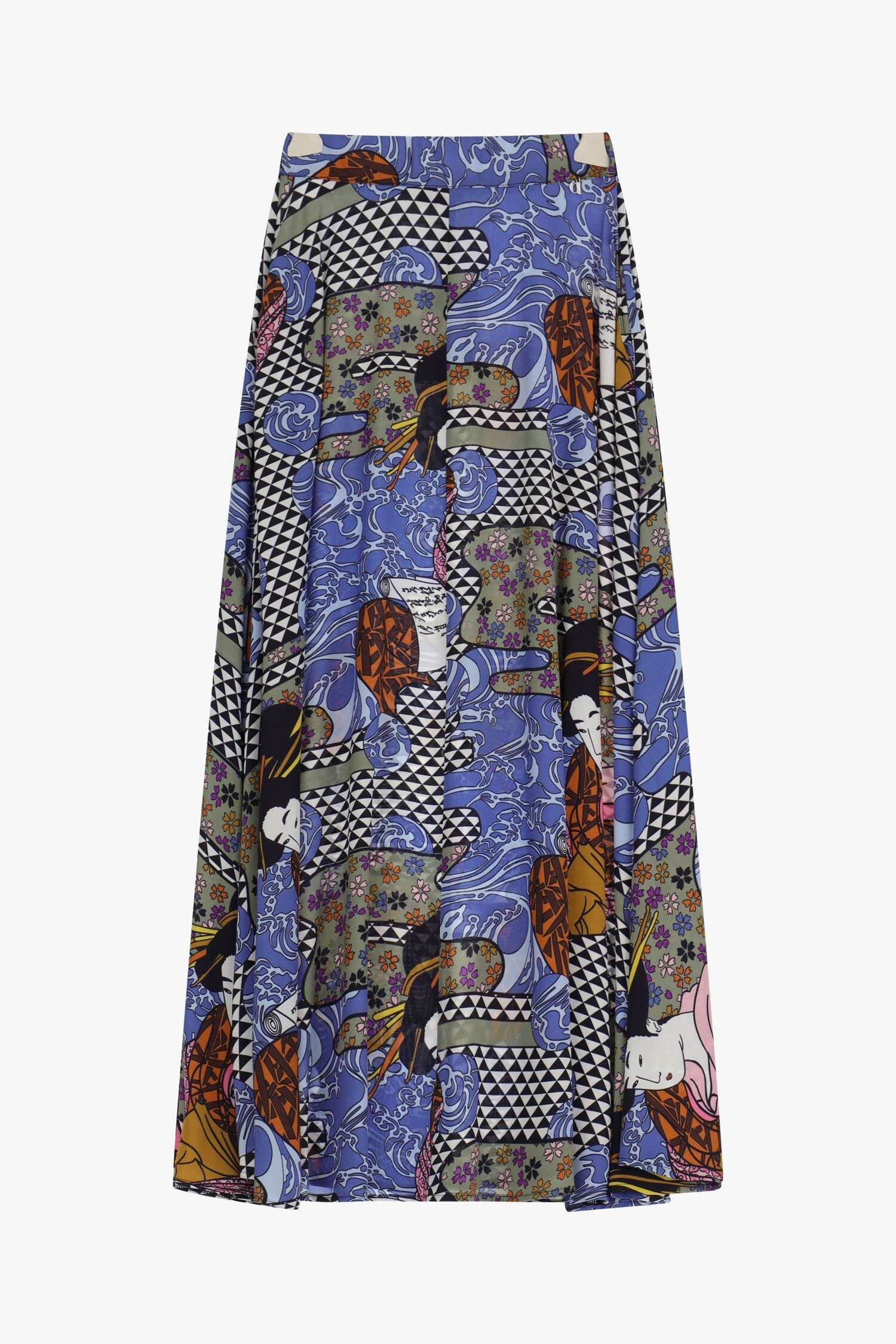 Gonna Lunga Stampata A Vita Media Dixie