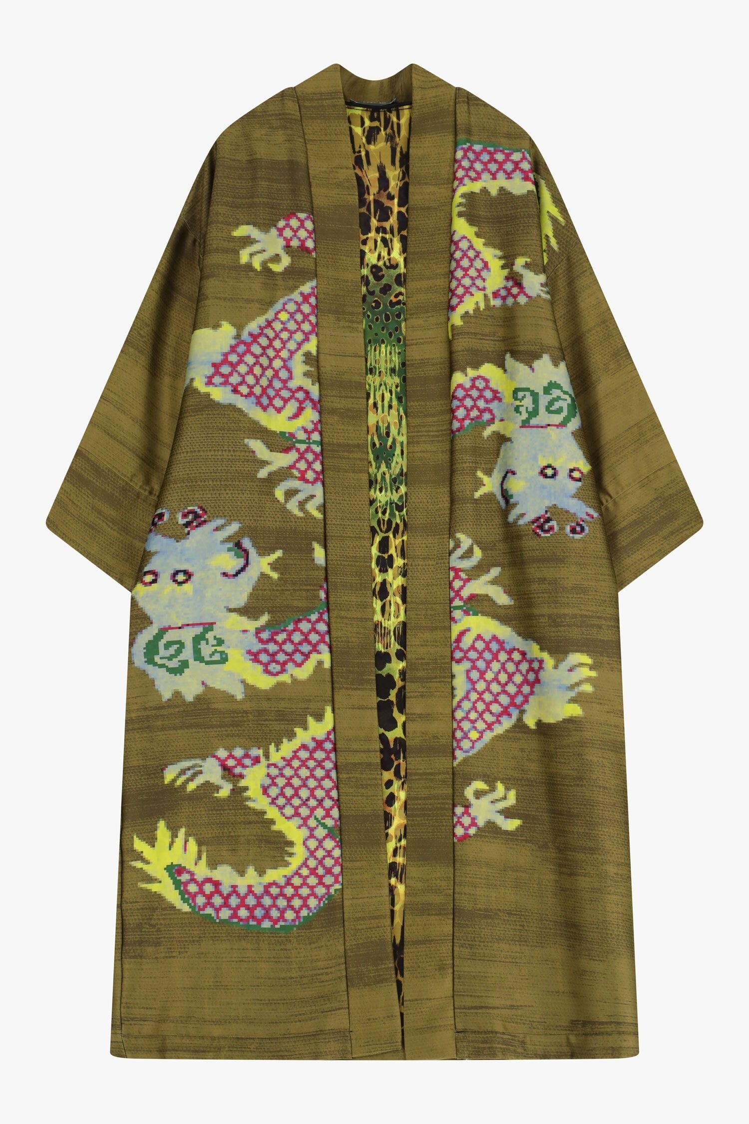 Cappotto Ricamato Senza Chiusura Dixie