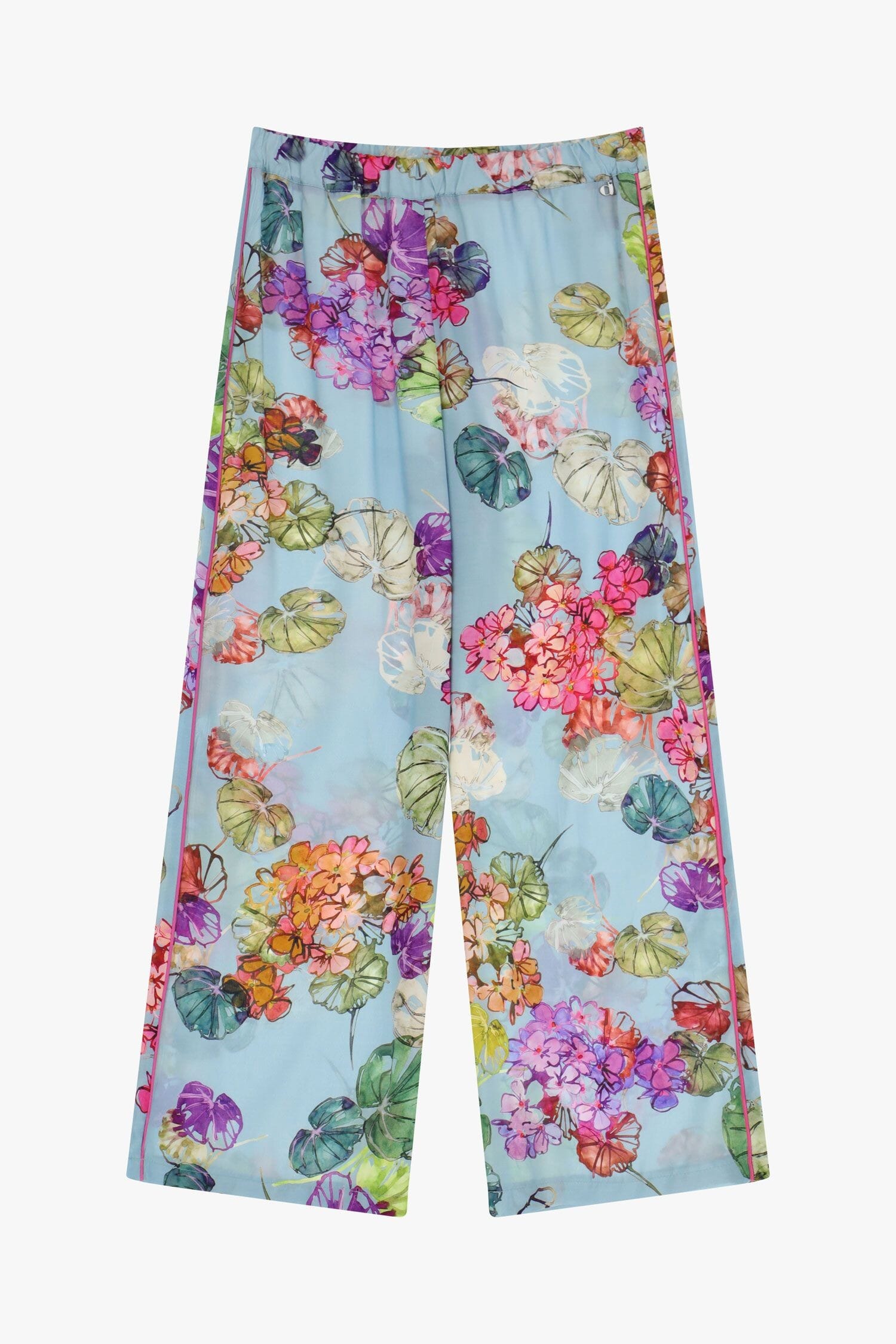 Pantalon de palace à motif floral Dixie
