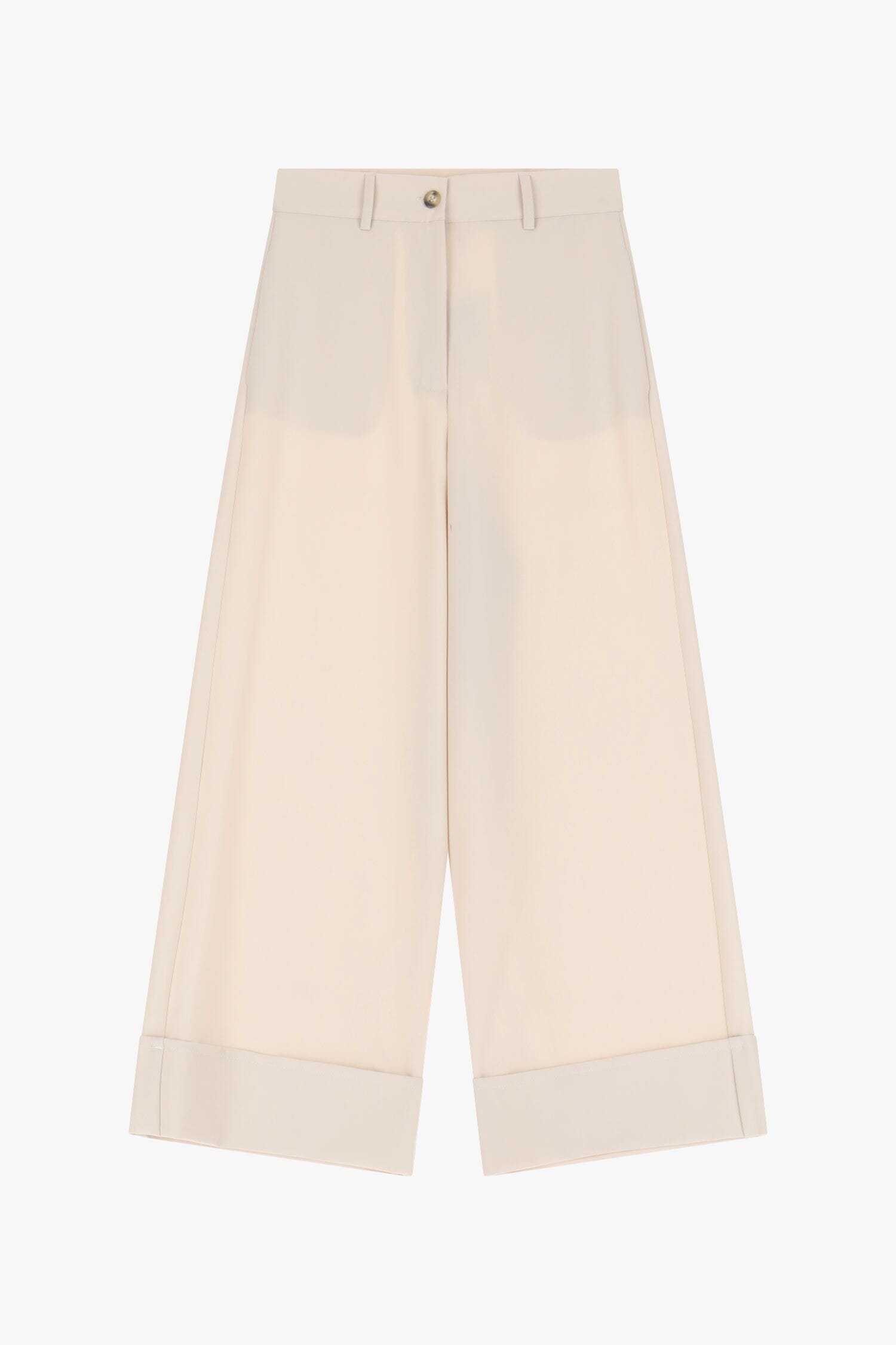 Pantaloni Palazzo A Vita Alta Dixie