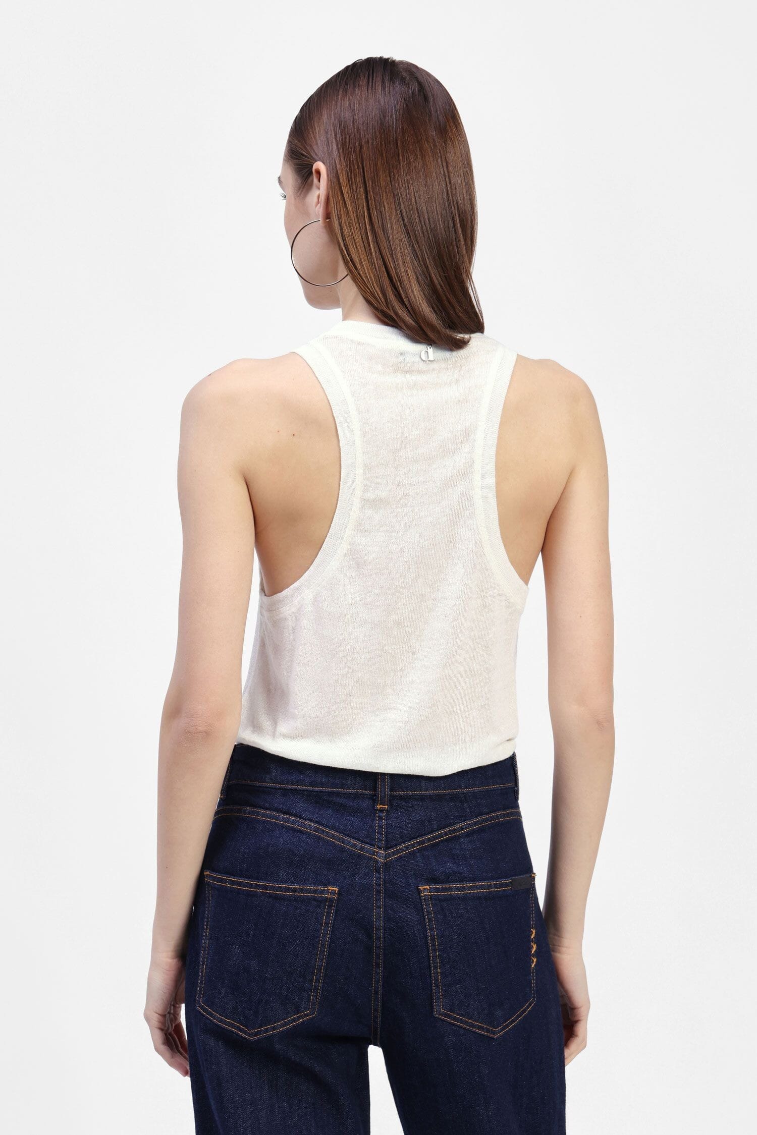 Top Senza Maniche Collo Tondo Dixie