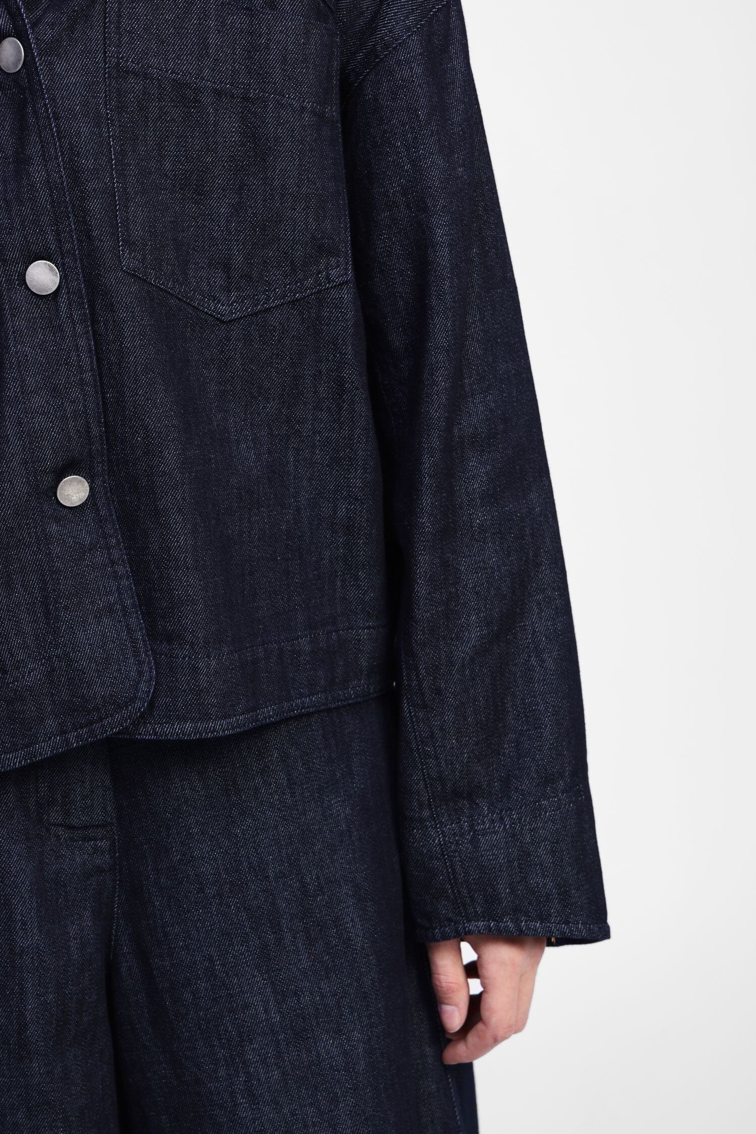 Giubbotto Camicia In Denim Con Chiusura A Bottoni Dixie