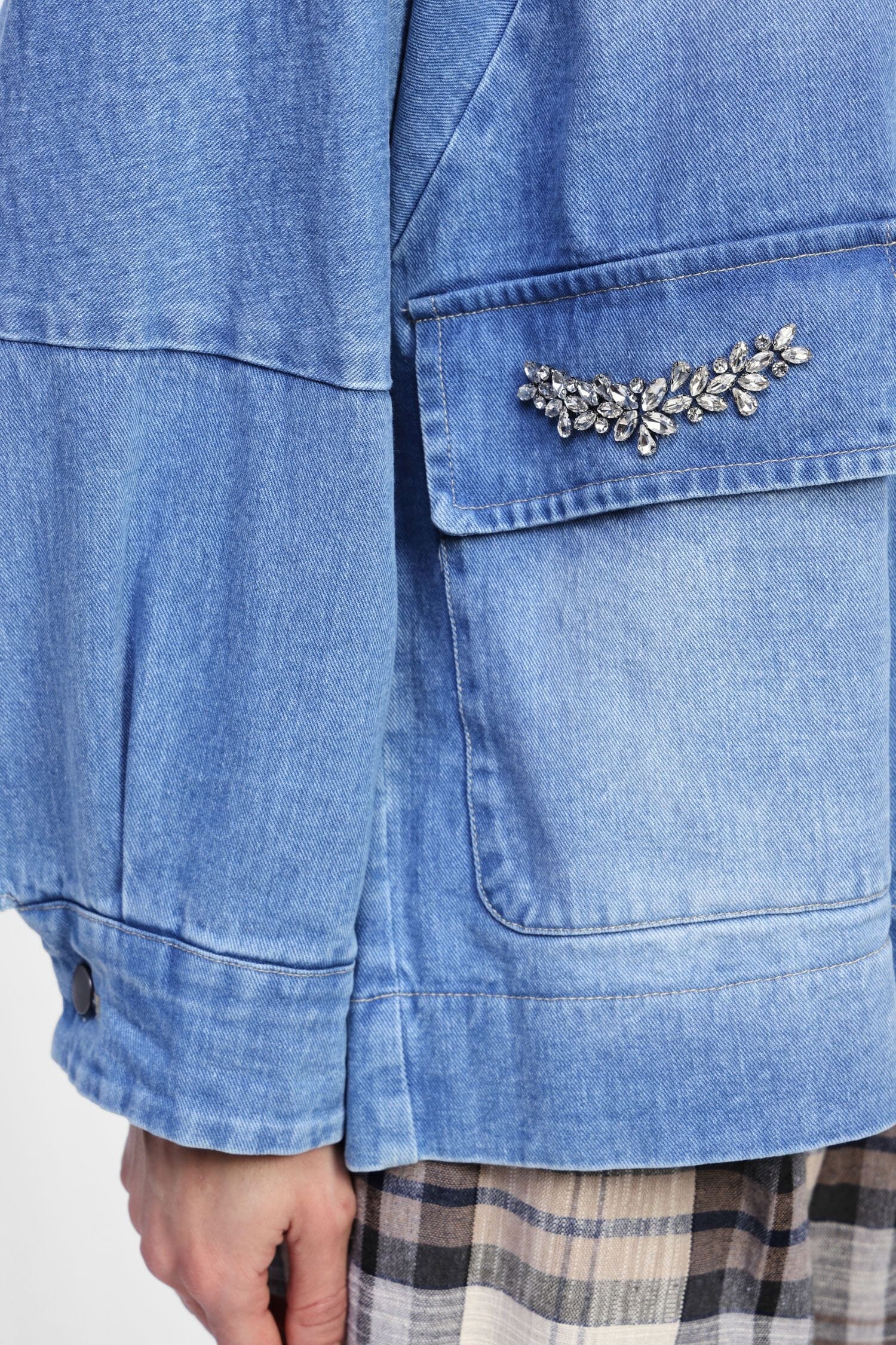 Giacca Denim Con Bottoni E Dettagli Dixie