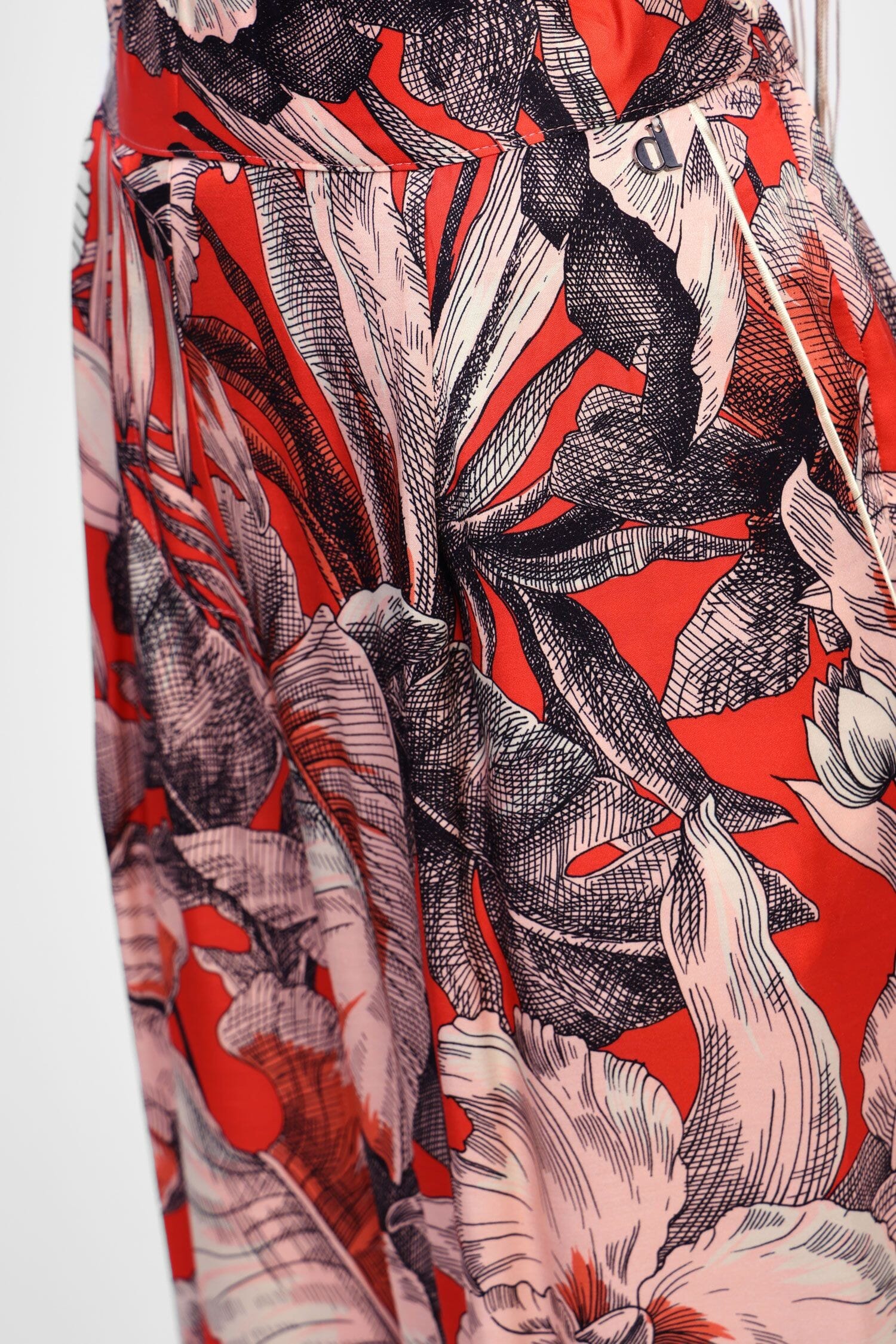 Pantaloni Palazzo Fantasia Fiori Dixie