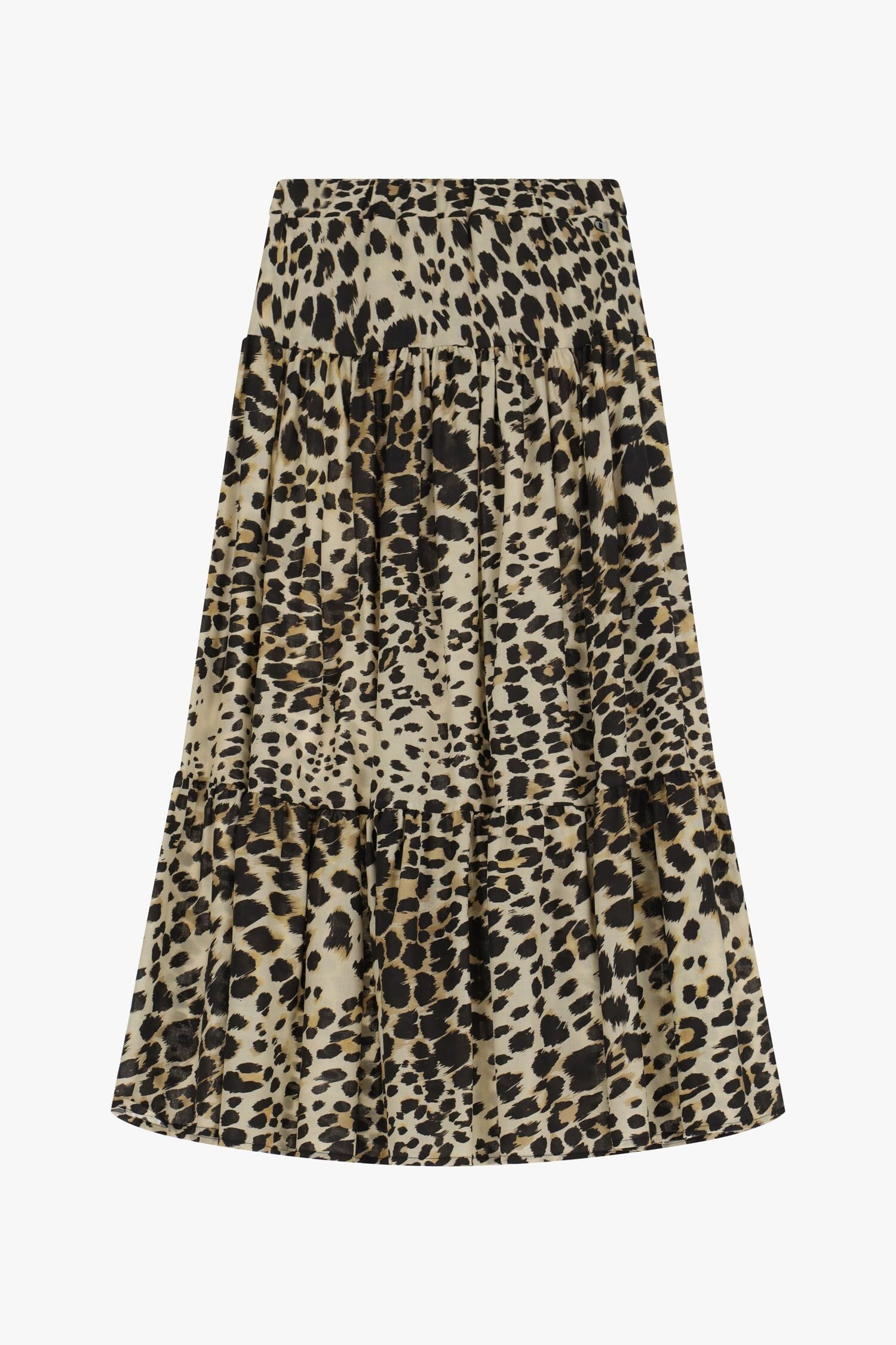 Animalier Ruffle Long Skirt Dixie