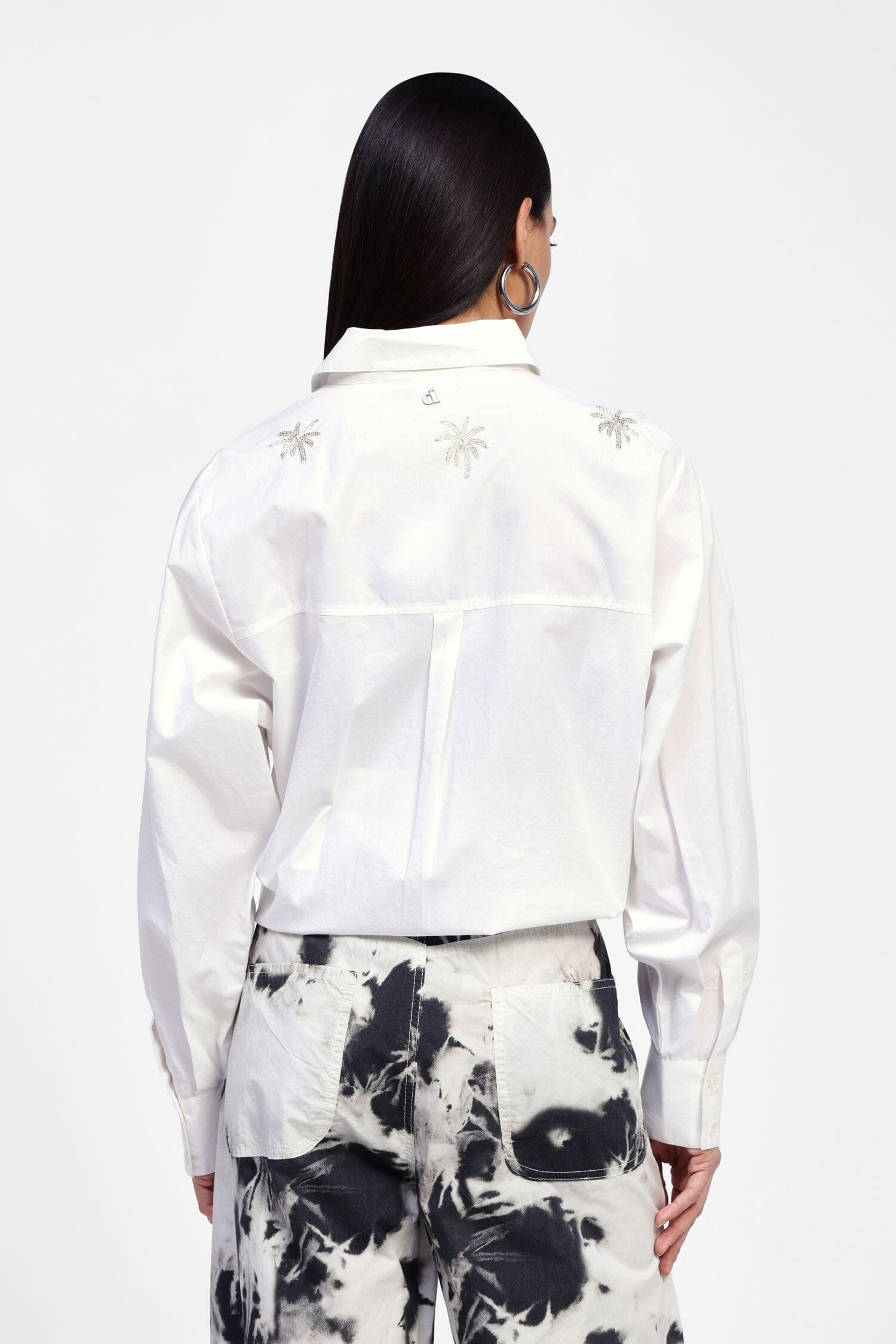 Camicia A Maniche Corte Stampa Animalier Dixie