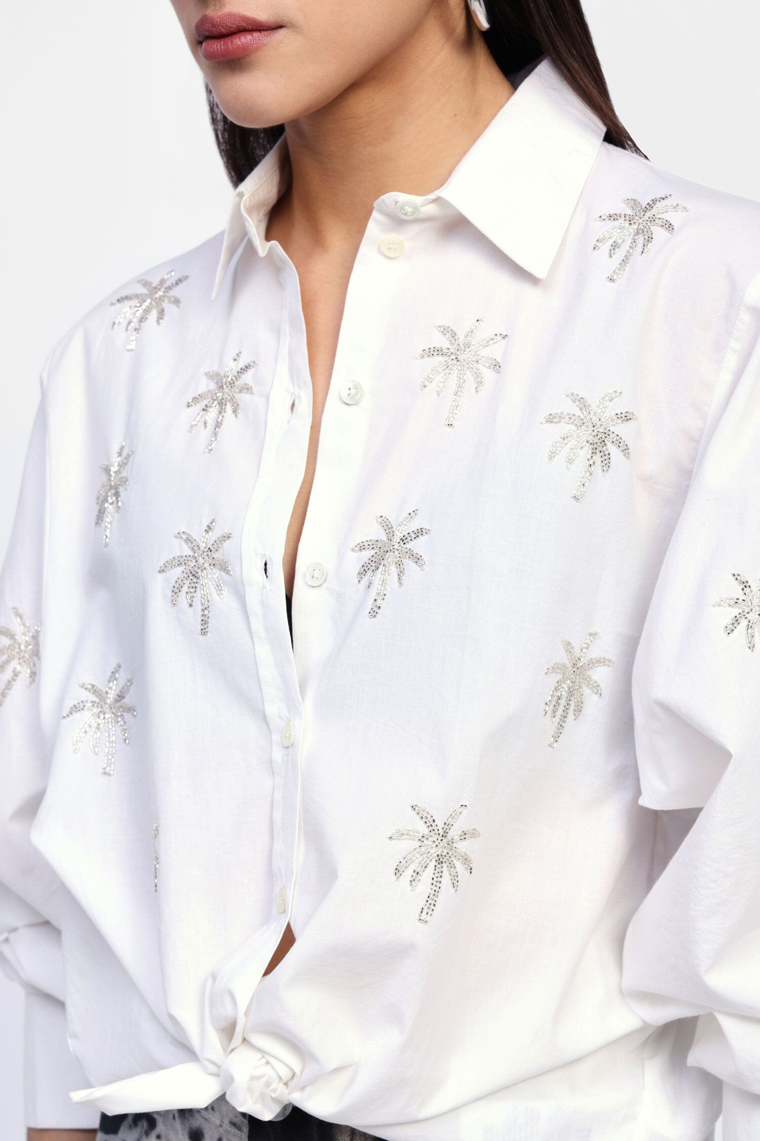 Camicia A Maniche Corte Stampa Animalier Dixie