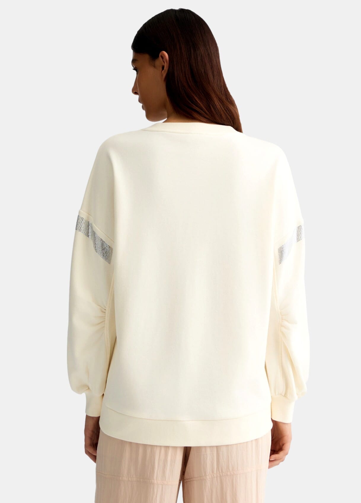 Sweatshirt With Rhinestones Liu Jo