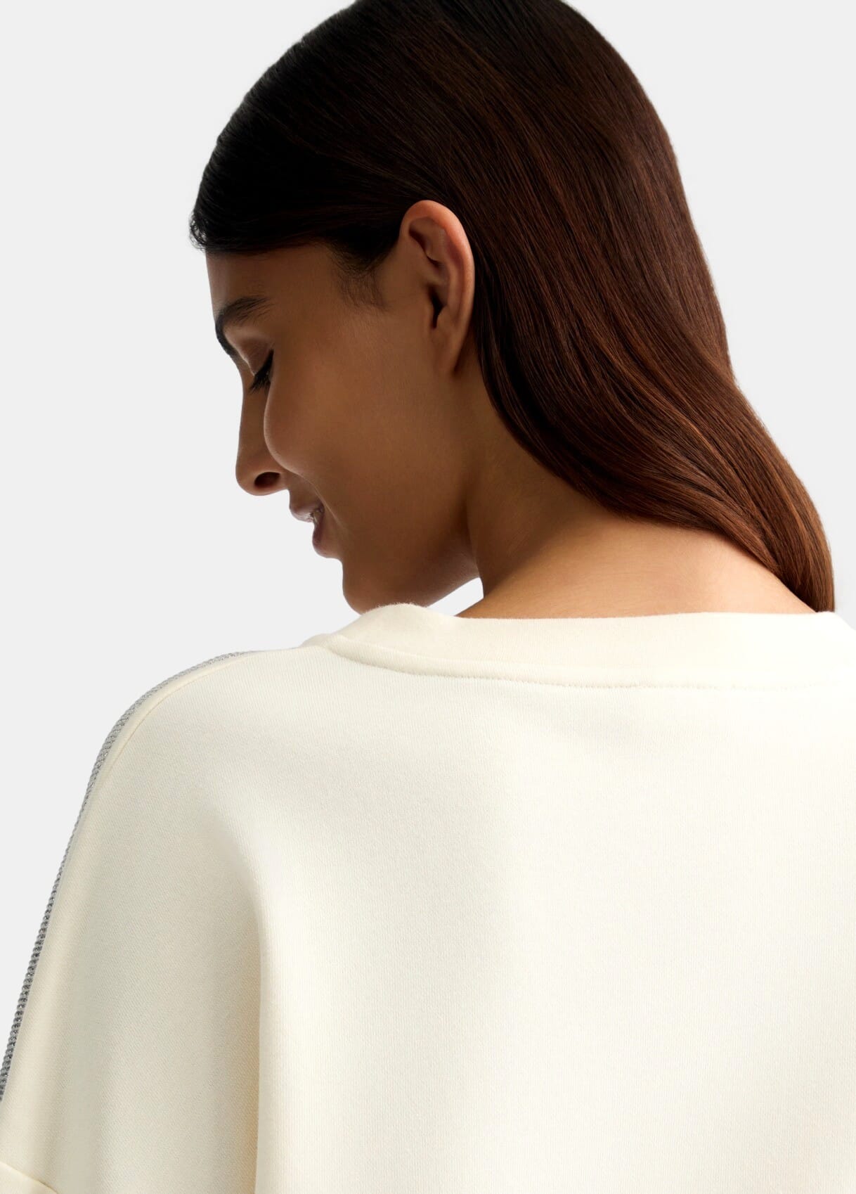 Sweatshirt With Rhinestones Liu Jo