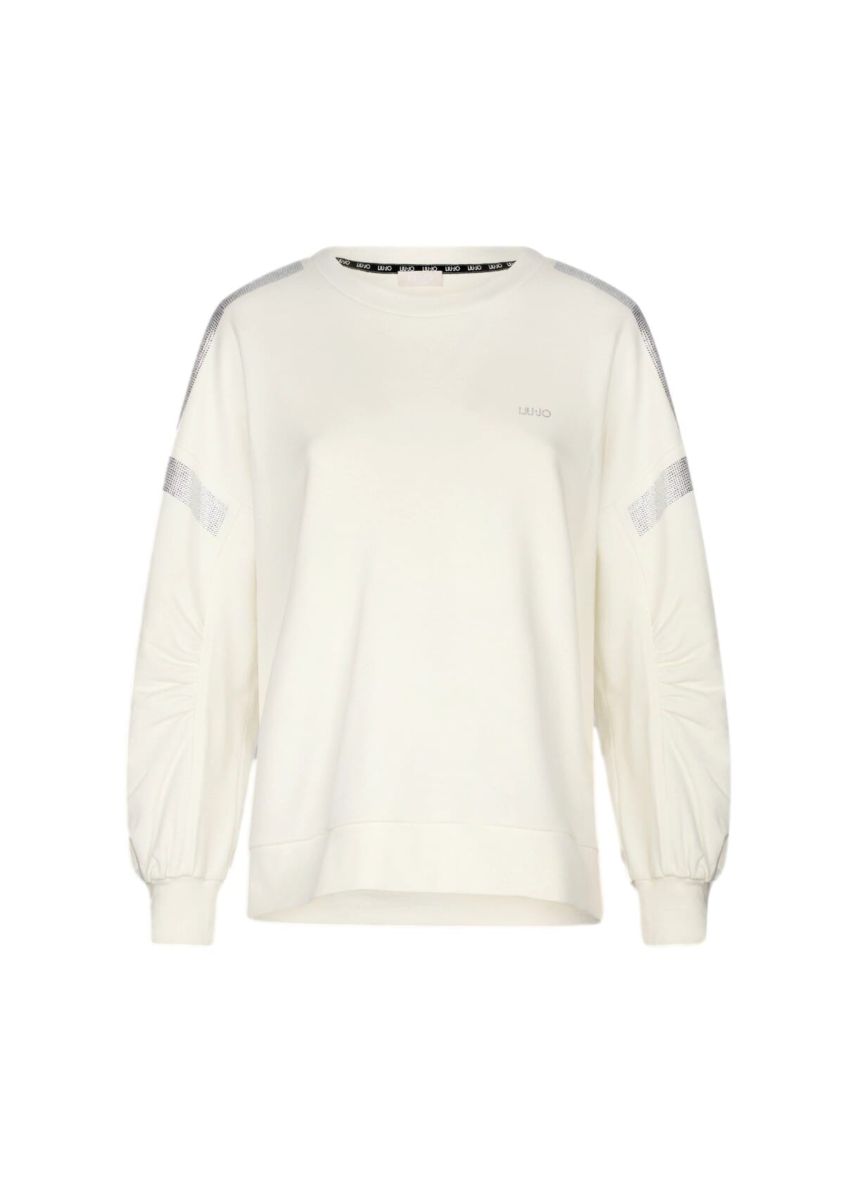 Sweatshirt With Rhinestones Liu Jo