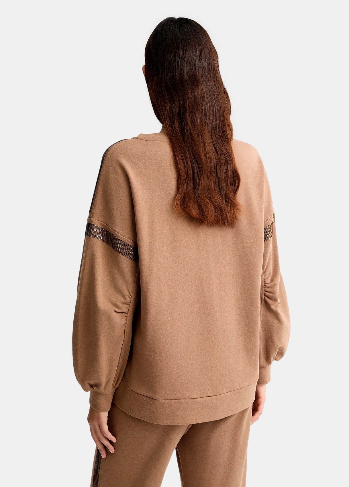 Sweatshirt With Rhinestones Liu Jo