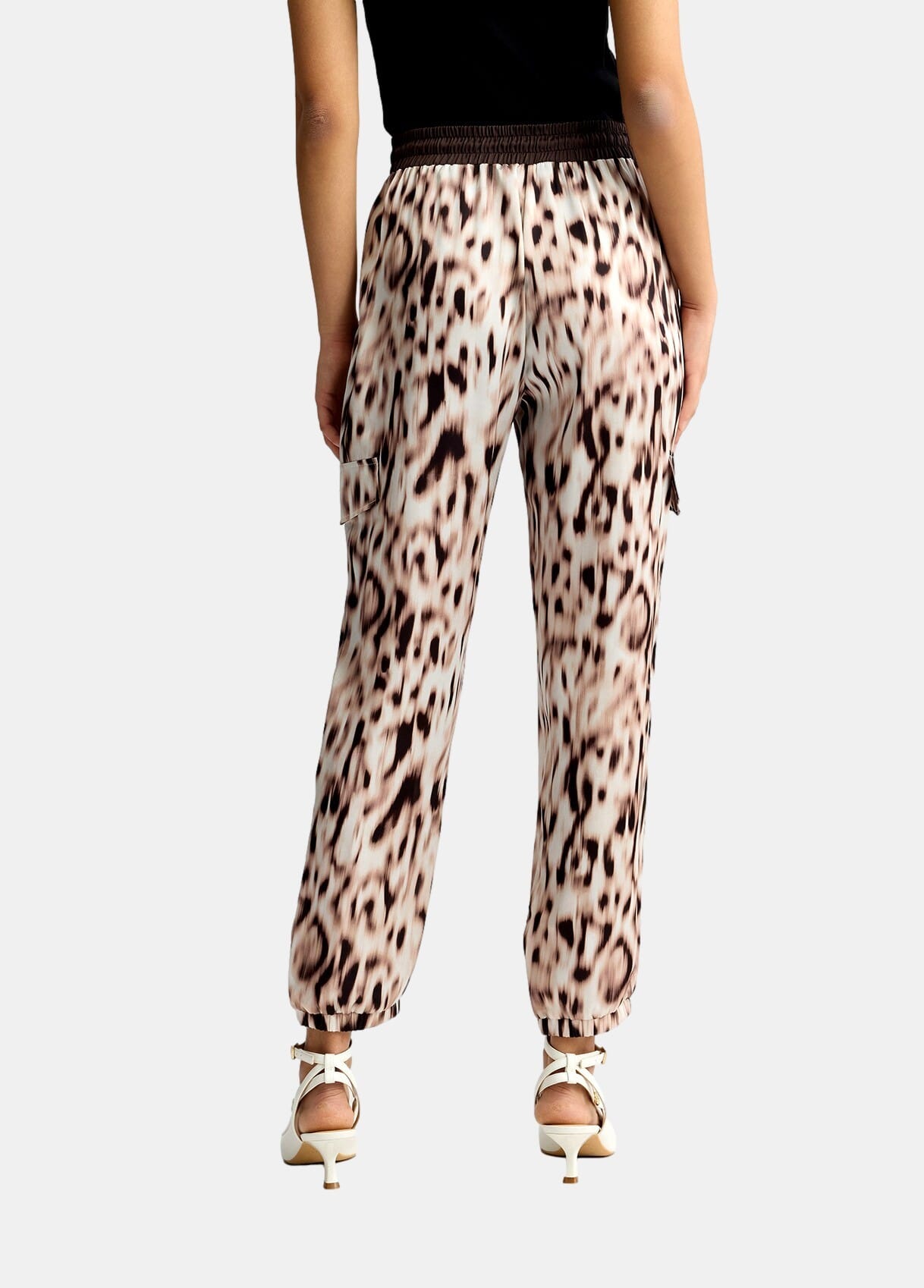 Pantaloni Jogging Con Stampa Animalier Liu Jo