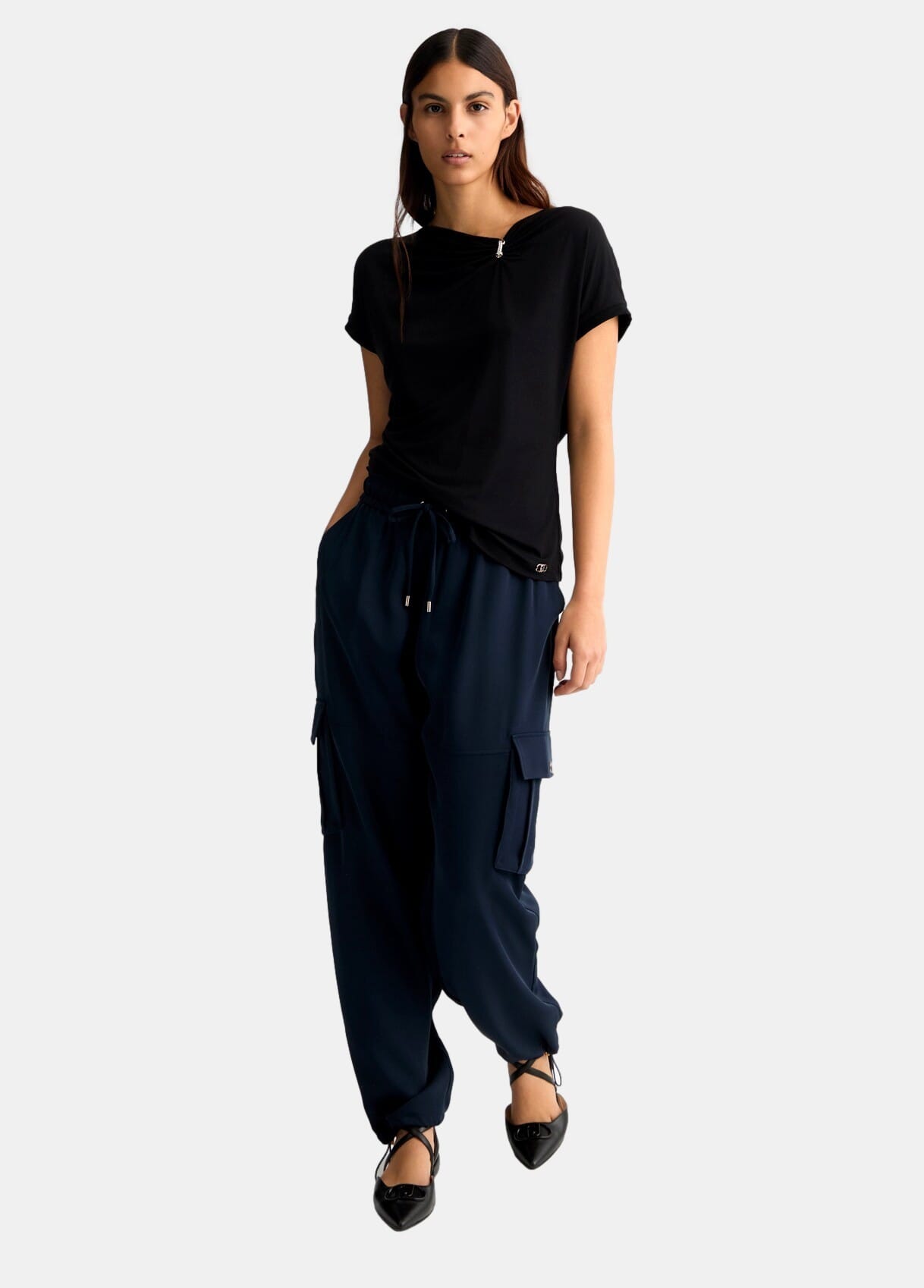 T-Shirt In Jersey Di Cotone Liu Jo