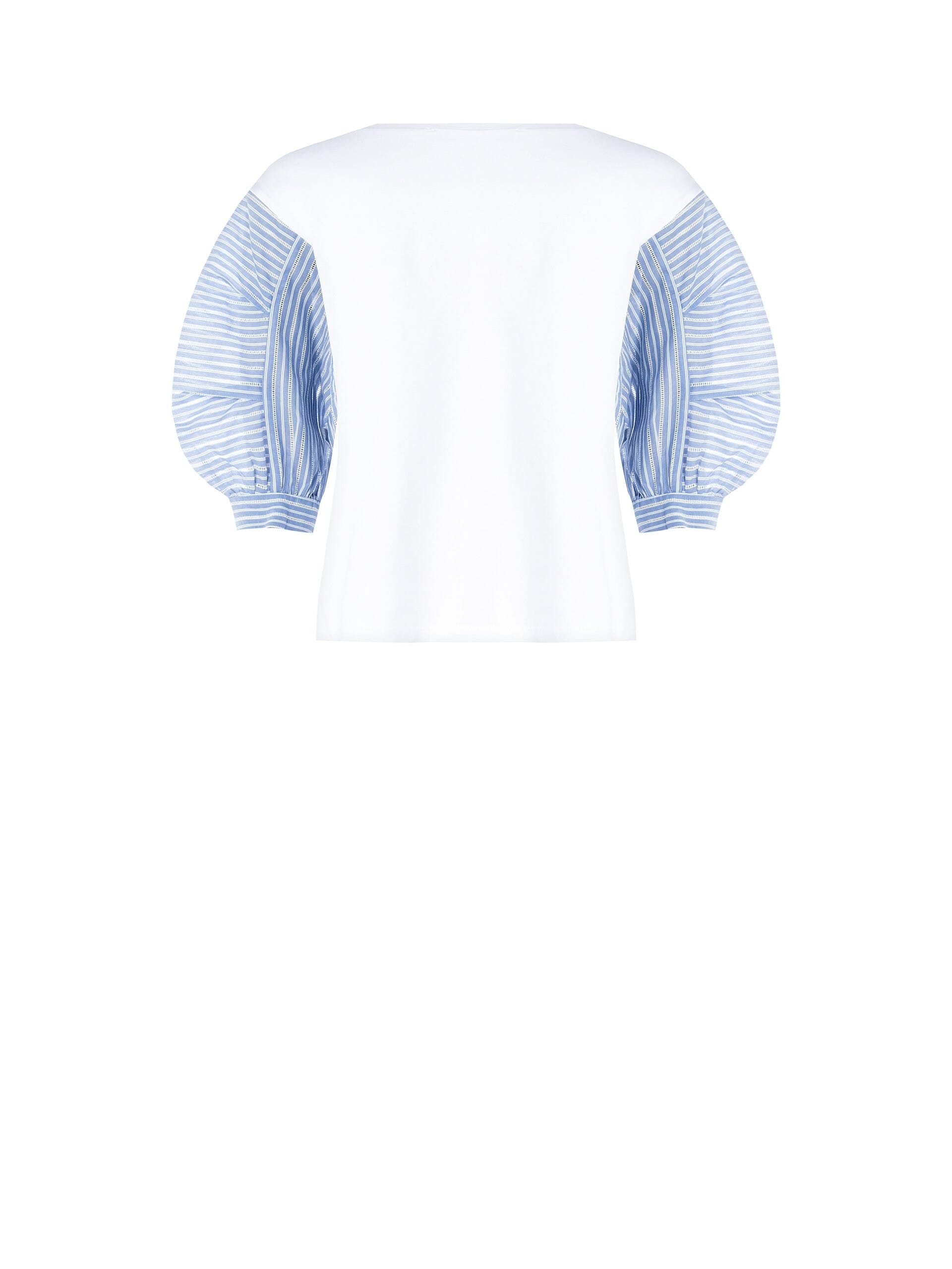 T-Shirt In Cotone Con Maniche A Palloncino Rinascimento