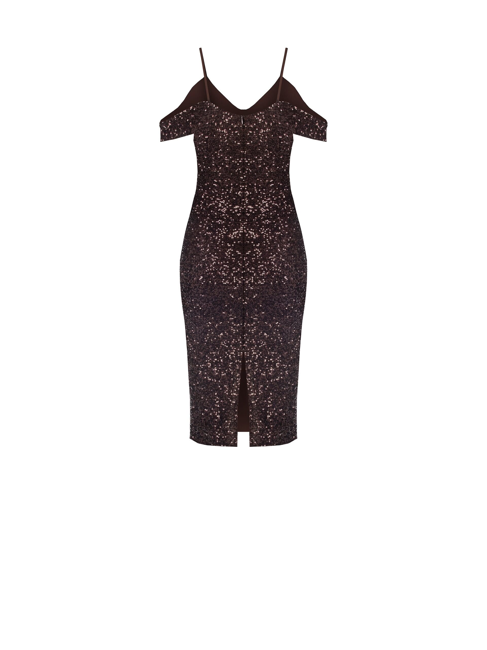 Abito A Tubino Ricoperto Di Paillettes Rinascimento