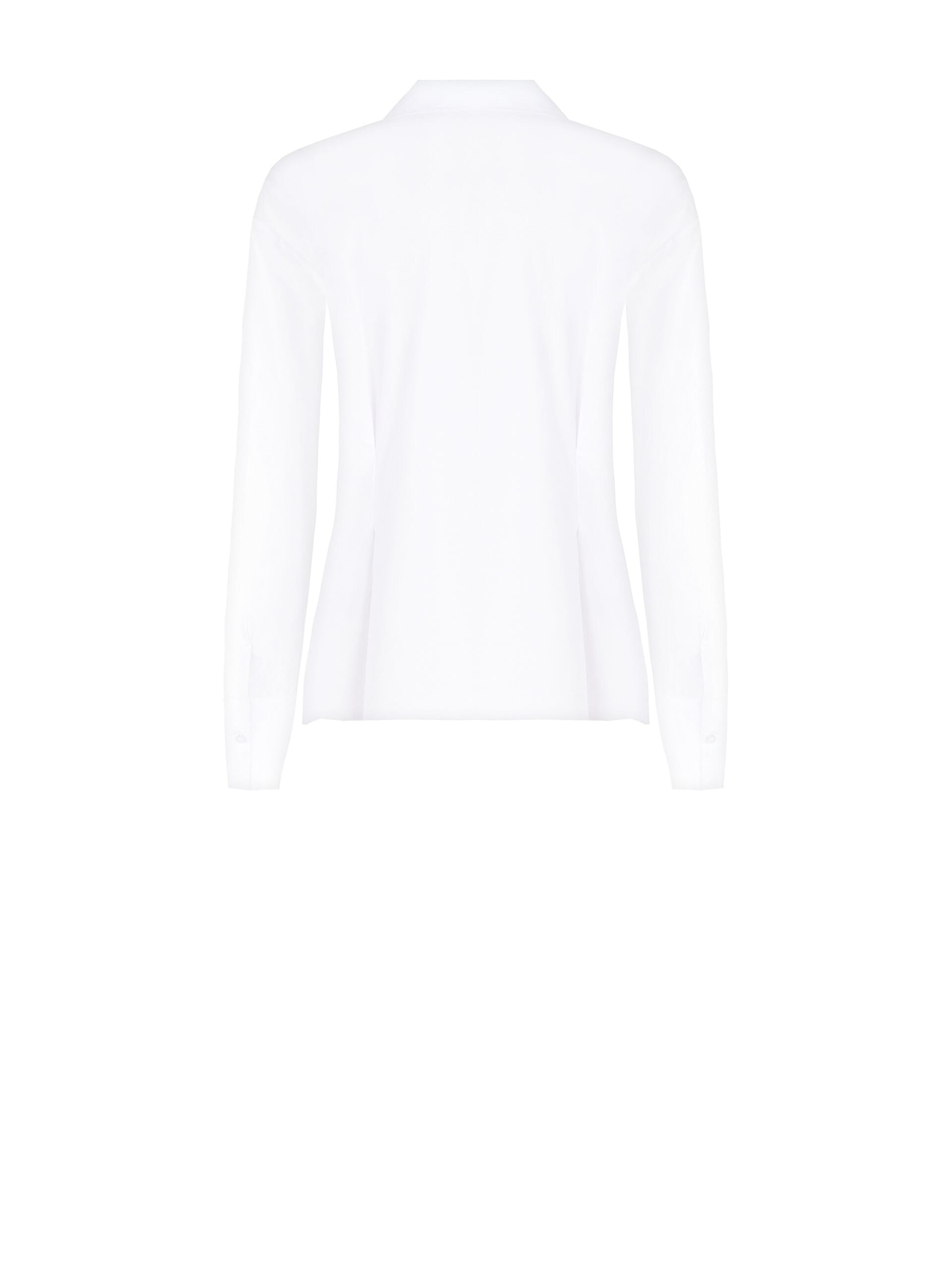 Camicia Sfiancata In Cotone Con Spilla Farfalla Rinascimento