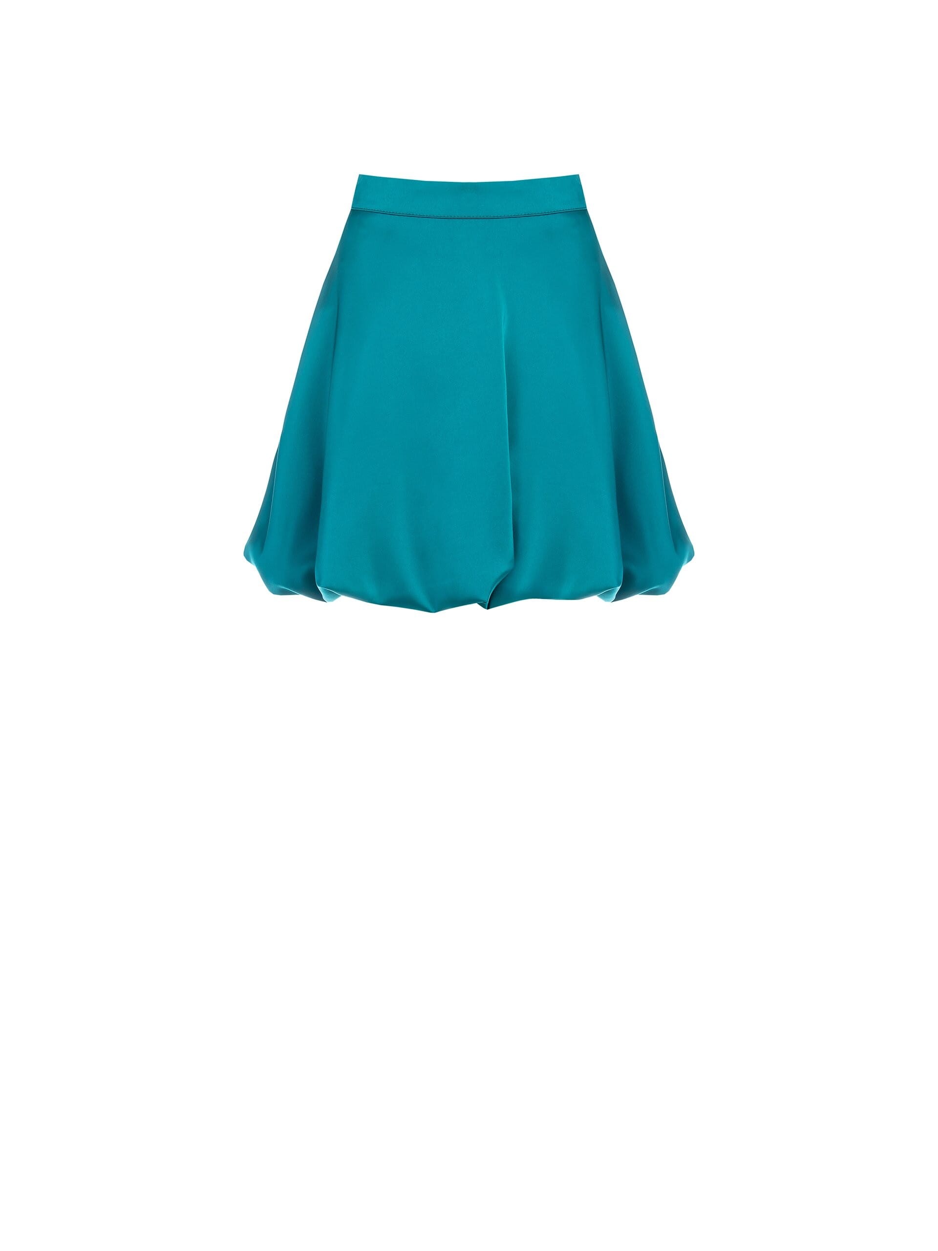 Minigonna A Palloncino In Raso Rinascimento