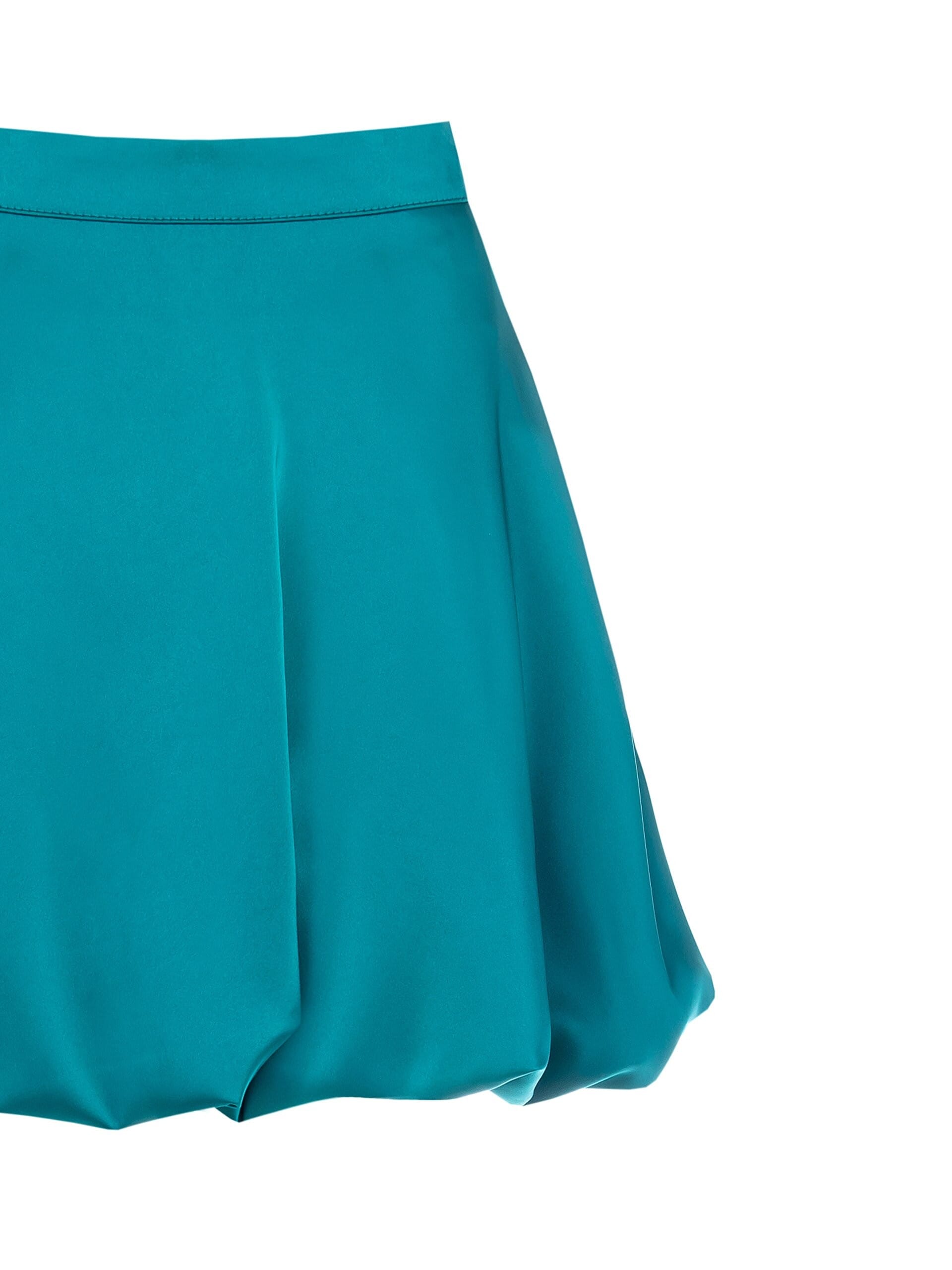 Minigonna A Palloncino In Raso Rinascimento