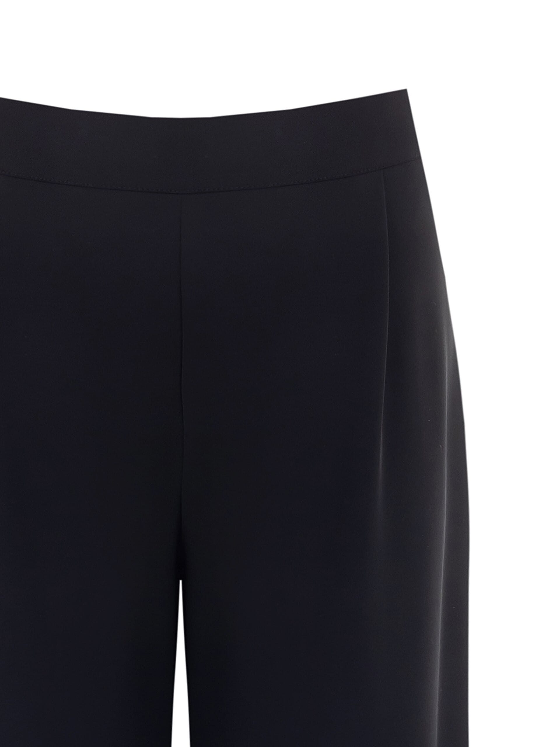 Pantaloni Palazzo In Tessuto Fluido Con Pinces Rinascimento