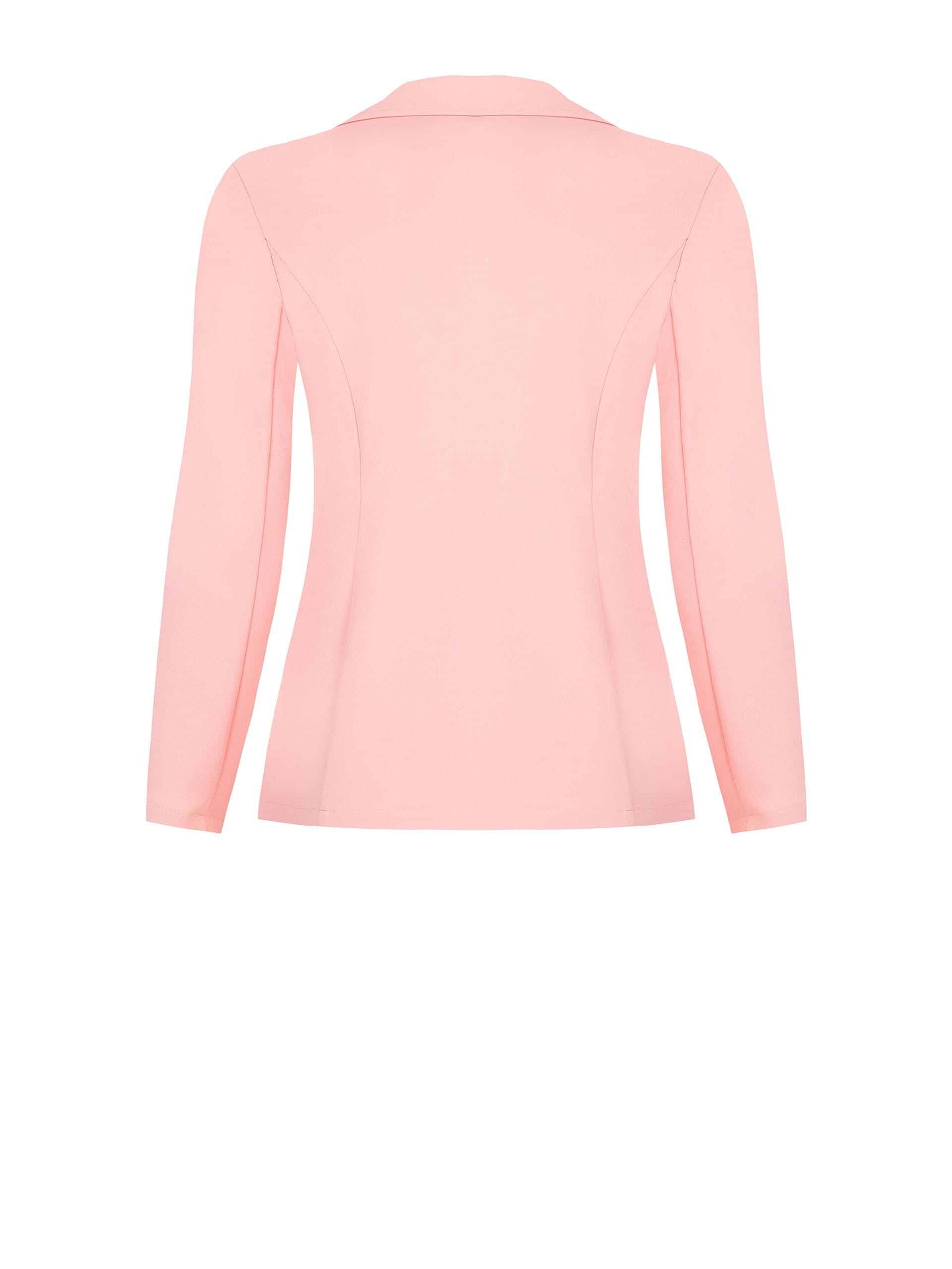 Giacca Blazer Doppiopetto In Scuba Crepe Rinascimento Curvy