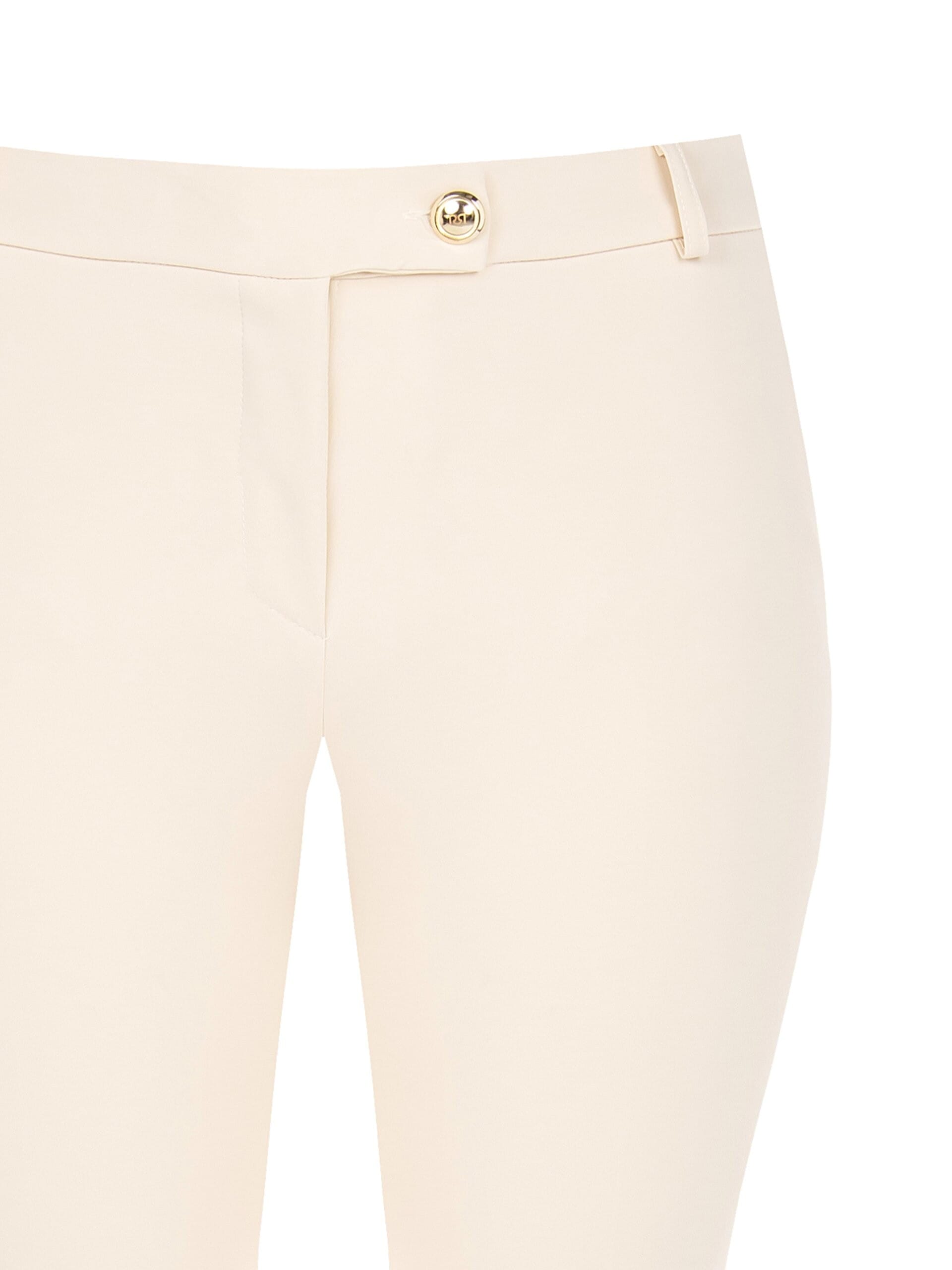 Pantaloni Skinny In Tessuto Bi-Stretch Con Elastico Dietro Rinascimento Curvy