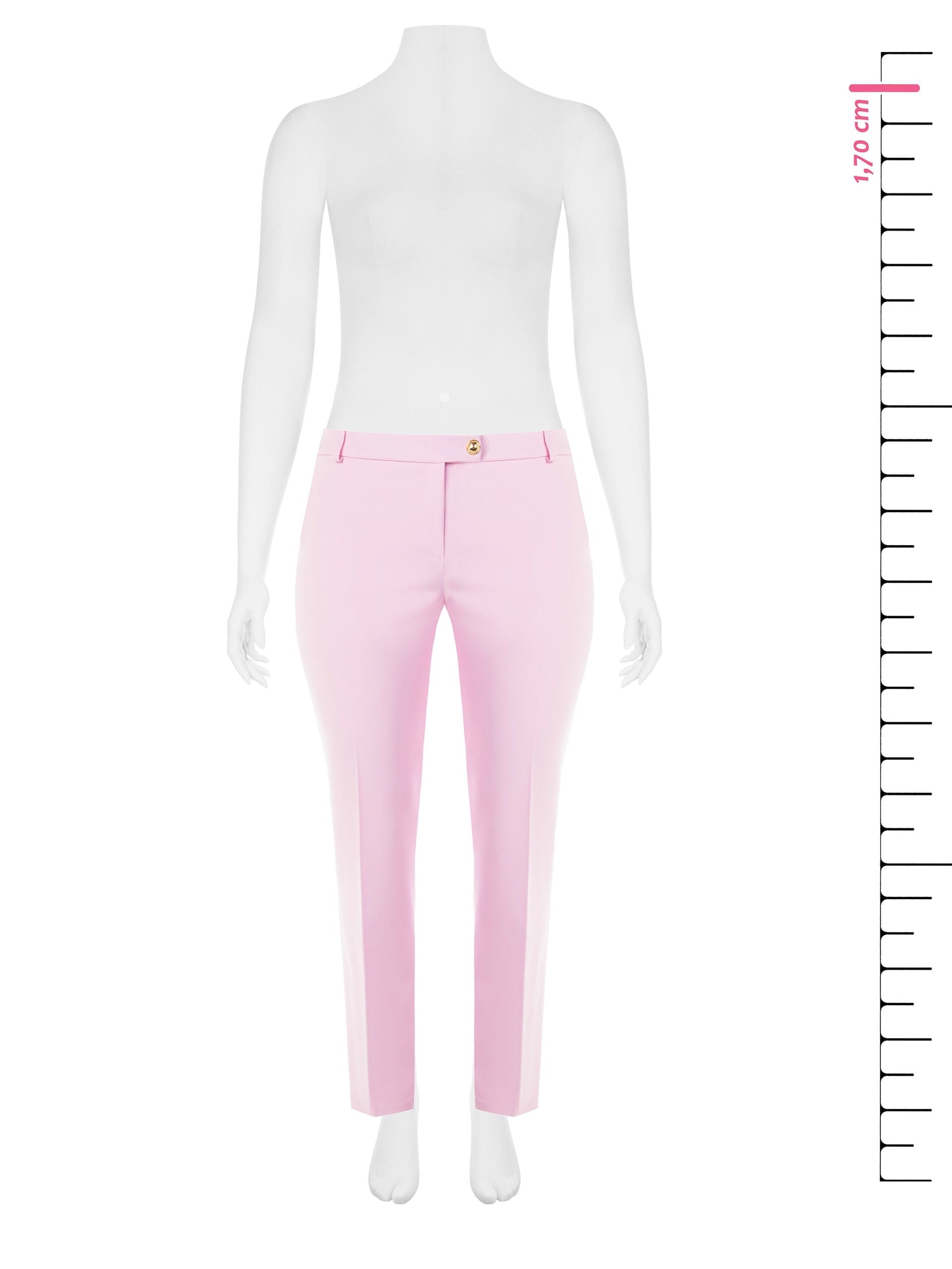 Pantaloni Skinny In Tessuto Bi-Stretch Con Elastico Dietro Rinascimento Curvy