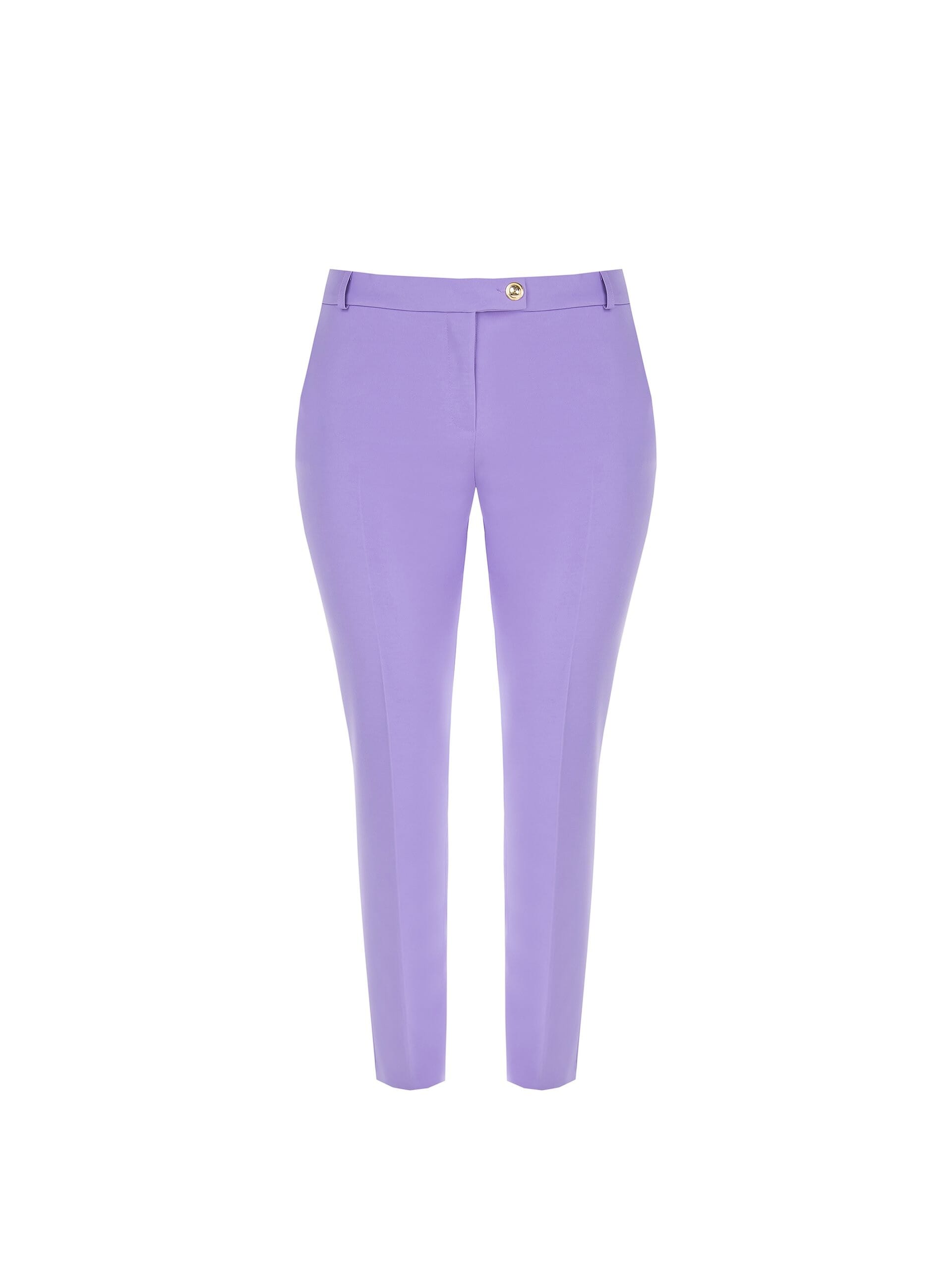 Pantaloni Skinny In Tessuto Bi-Stretch Con Elastico Dietro Rinascimento Curvy