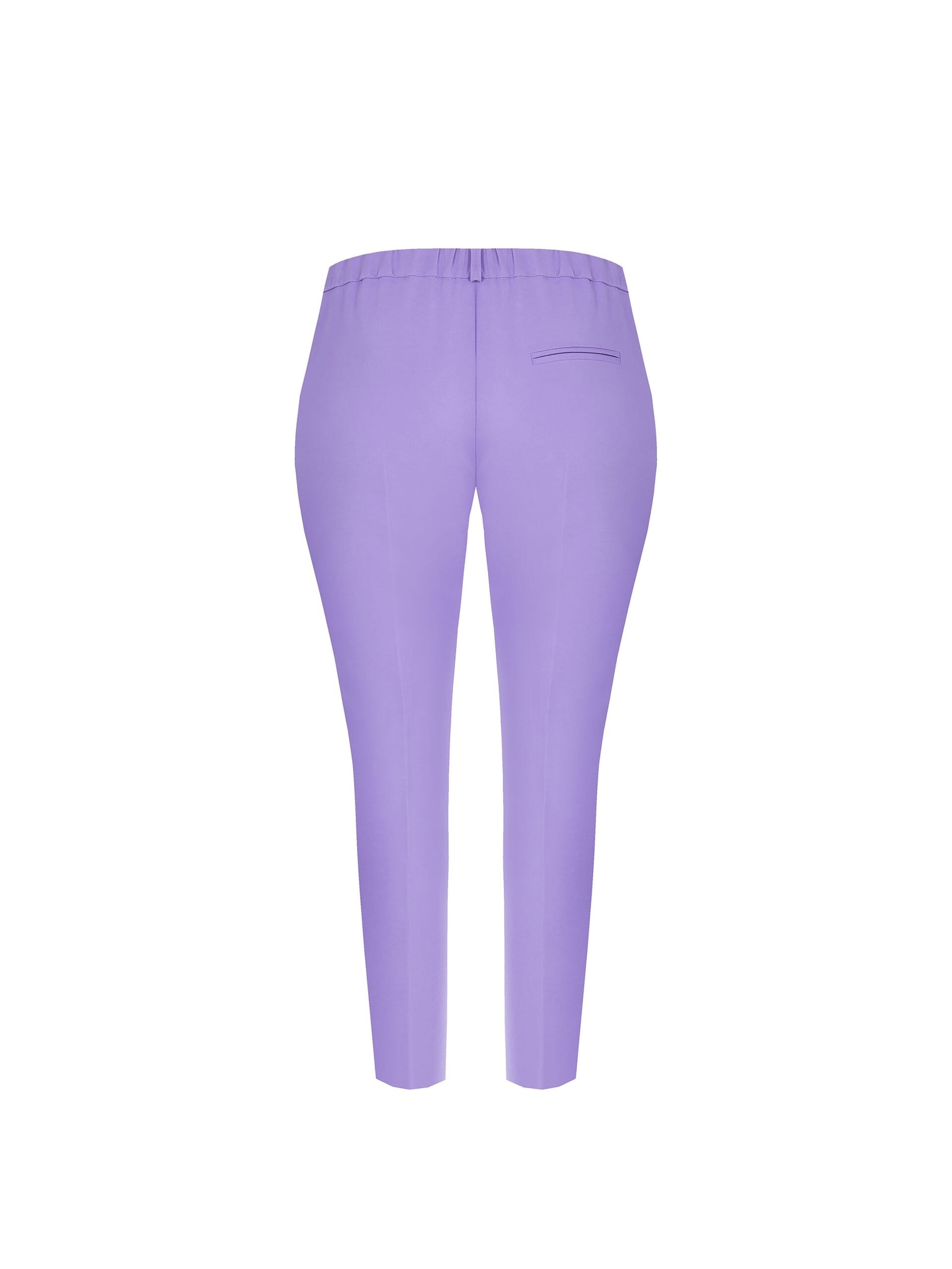 Pantaloni Skinny In Tessuto Bi-Stretch Con Elastico Dietro Rinascimento Curvy