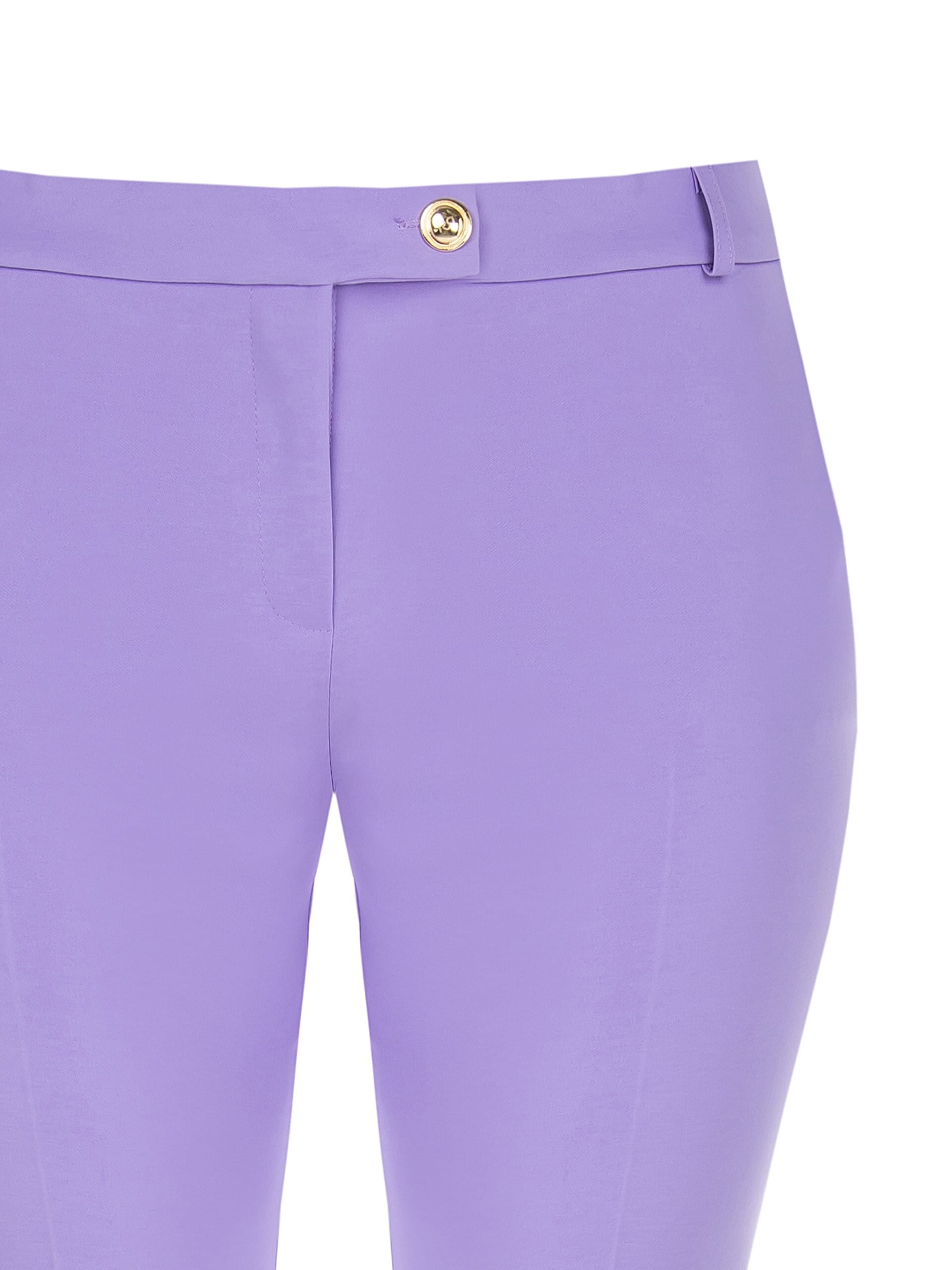 Pantaloni Skinny In Tessuto Bi-Stretch Con Elastico Dietro Rinascimento Curvy