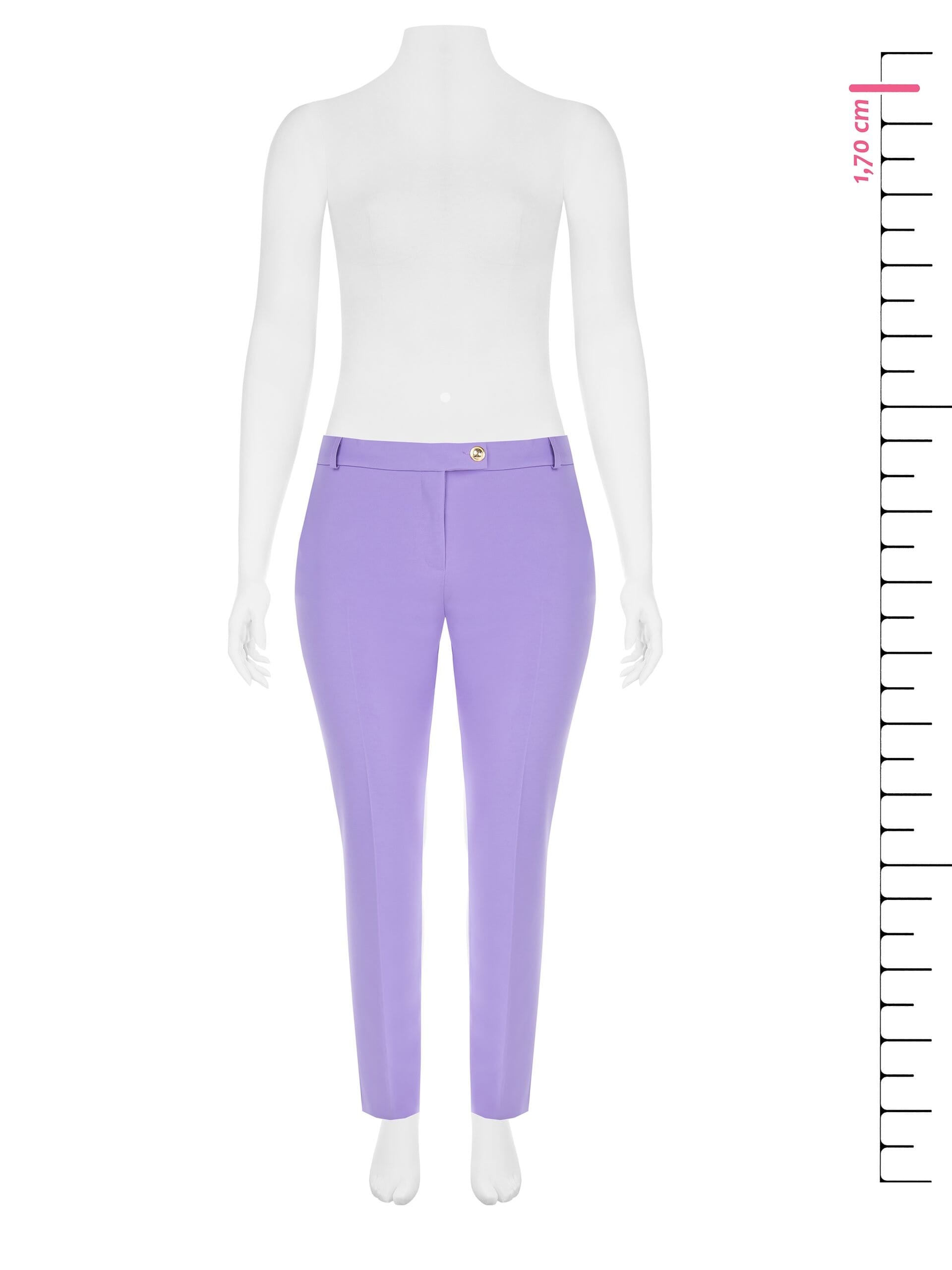 Pantaloni Skinny In Tessuto Bi-Stretch Con Elastico Dietro Rinascimento Curvy