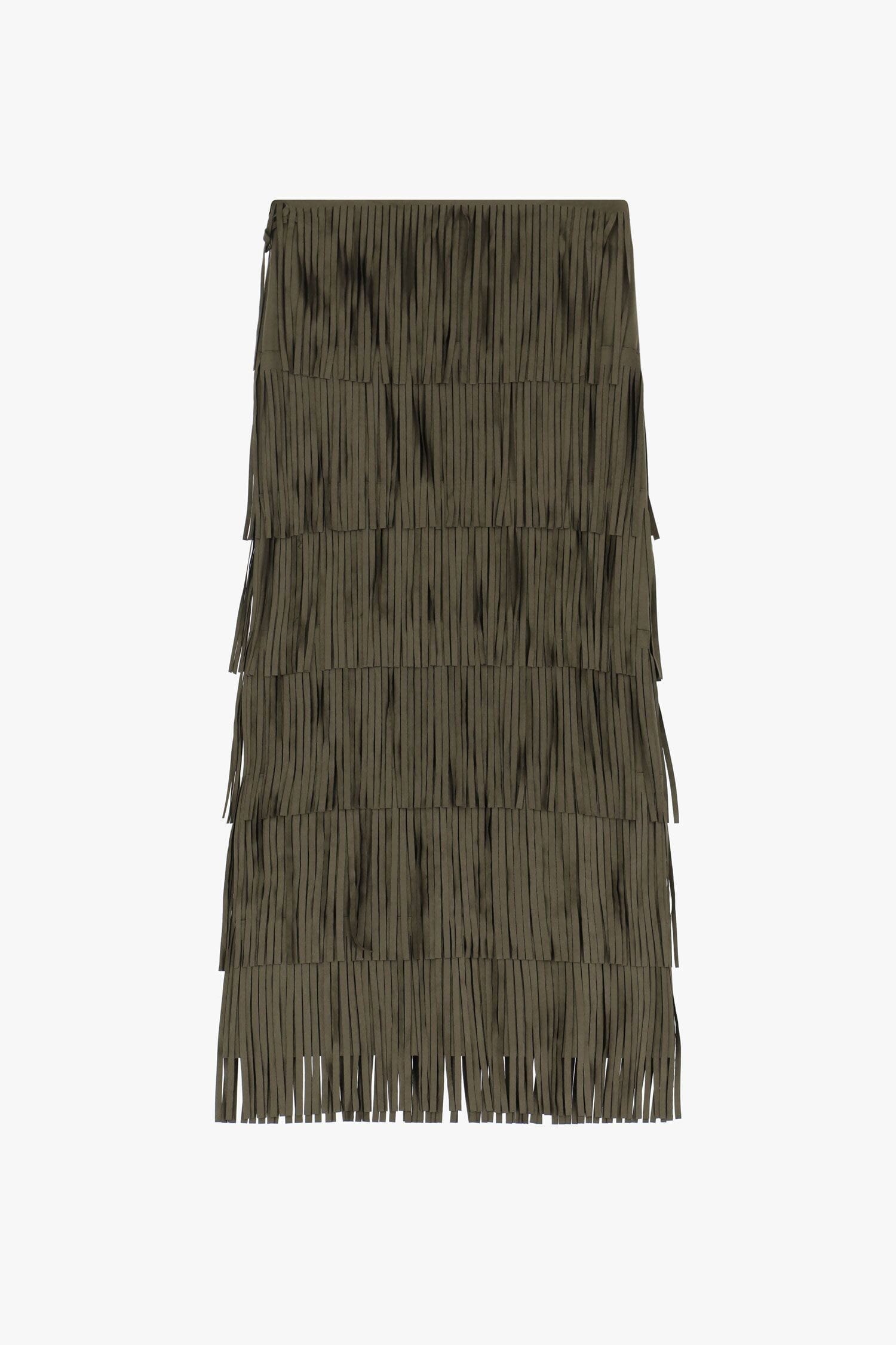 Gonna Midi Con Frange Dixie