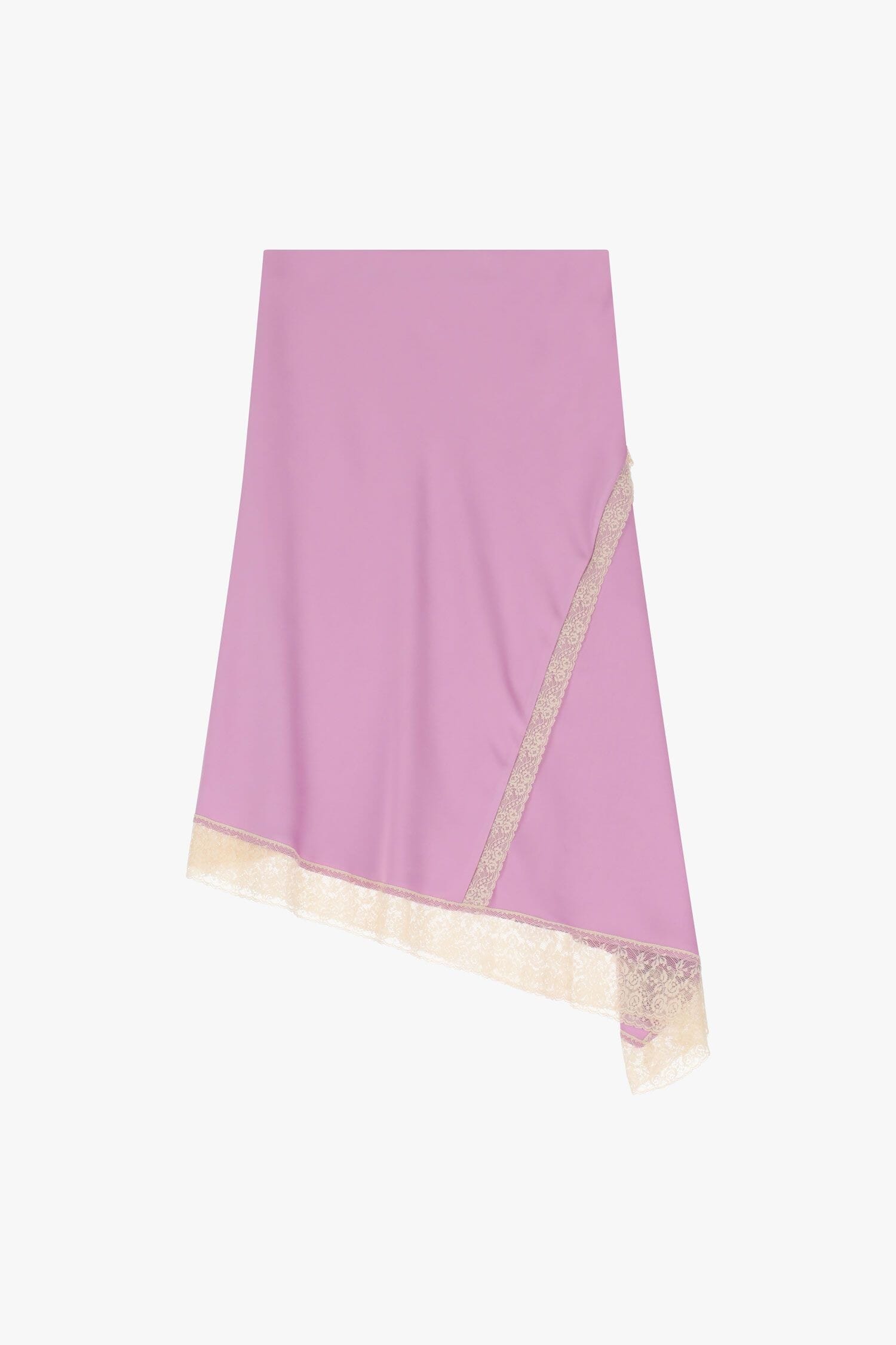 Gonna Asimmetrica Con Bordo In Pizzo Dixie