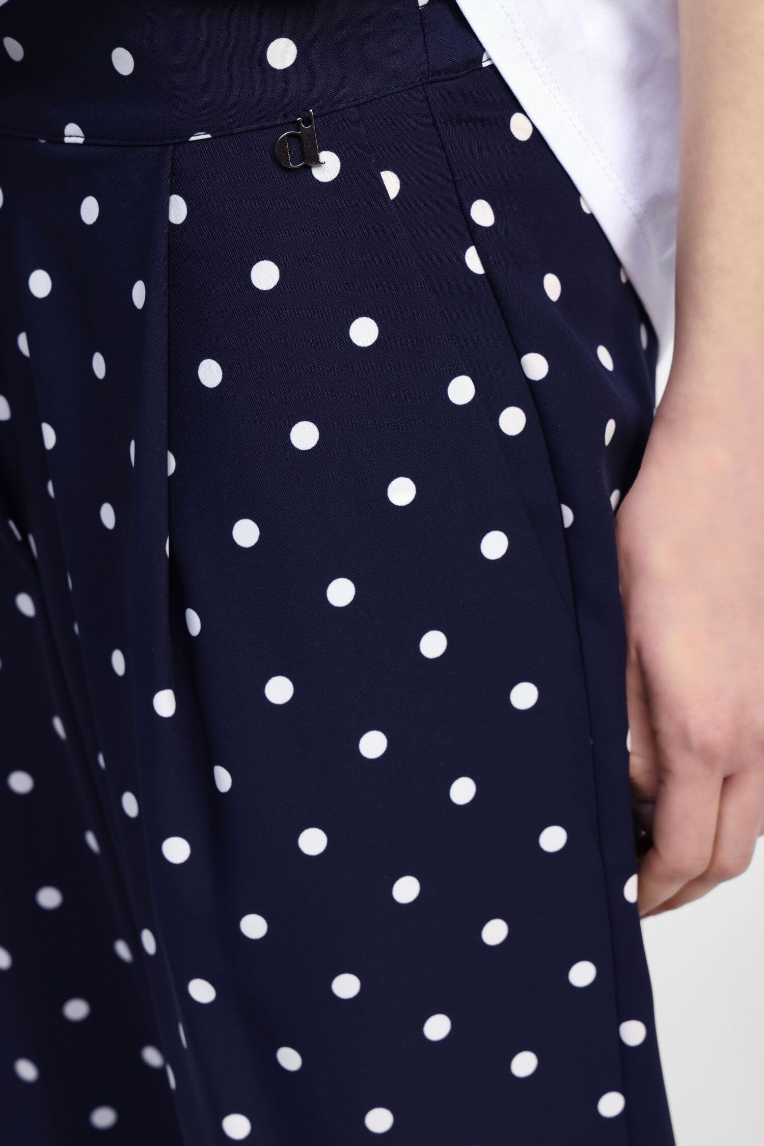 Pantaloni A Pois Vita Alta Dixie