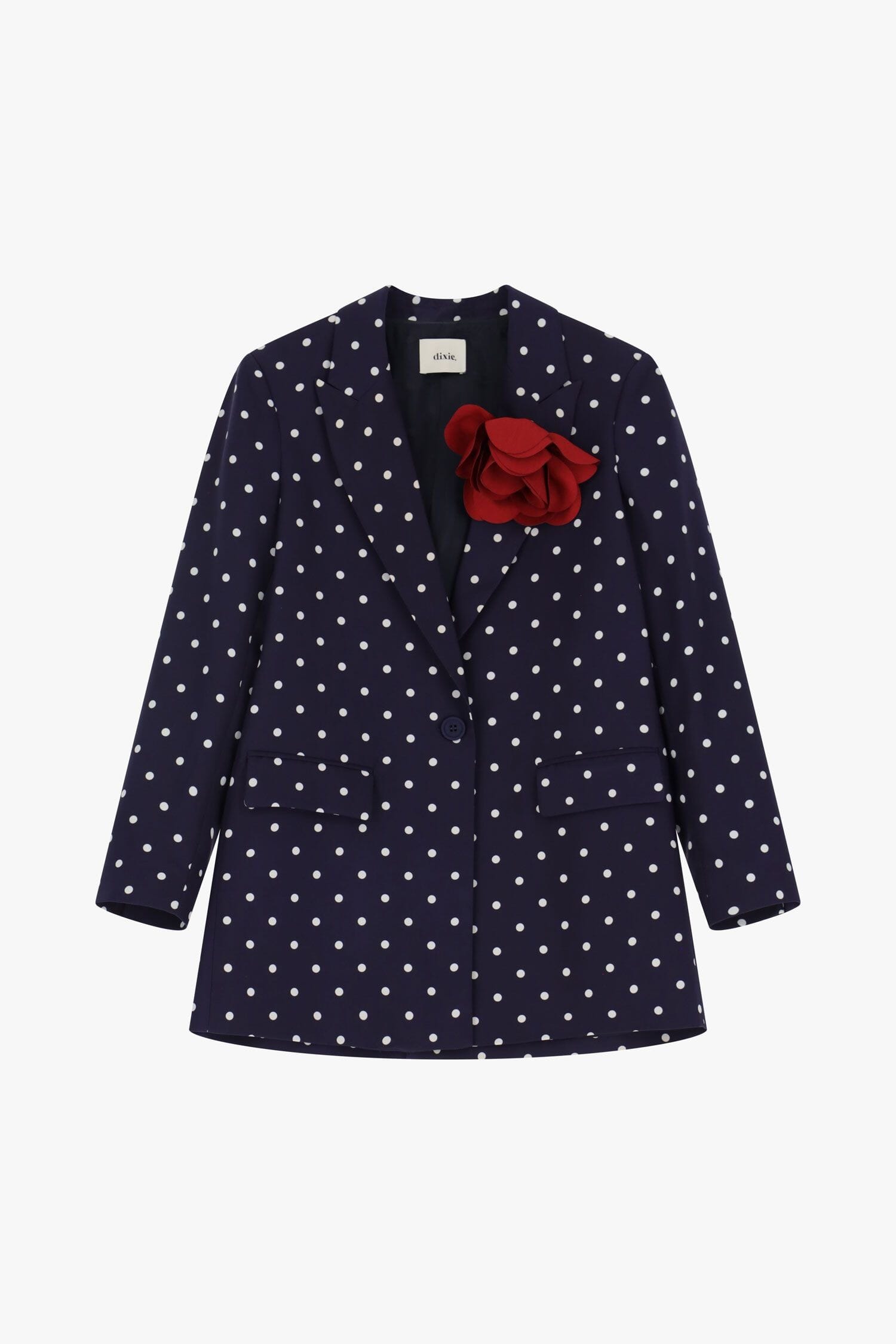 Blazer A Pois Con Maxi Fiore Dixie