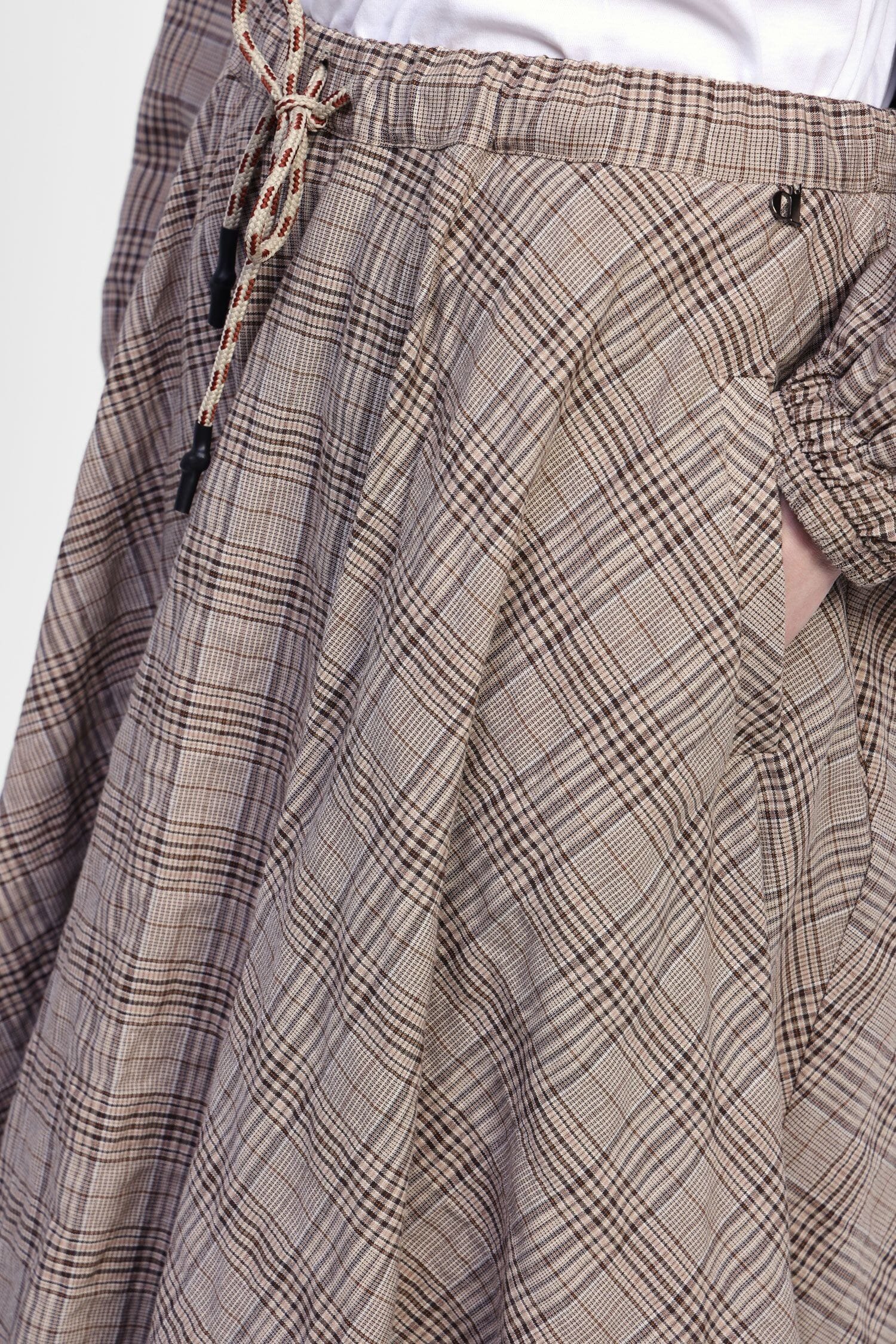 Gonna Midi A Quadri Con Coulisse Dixie