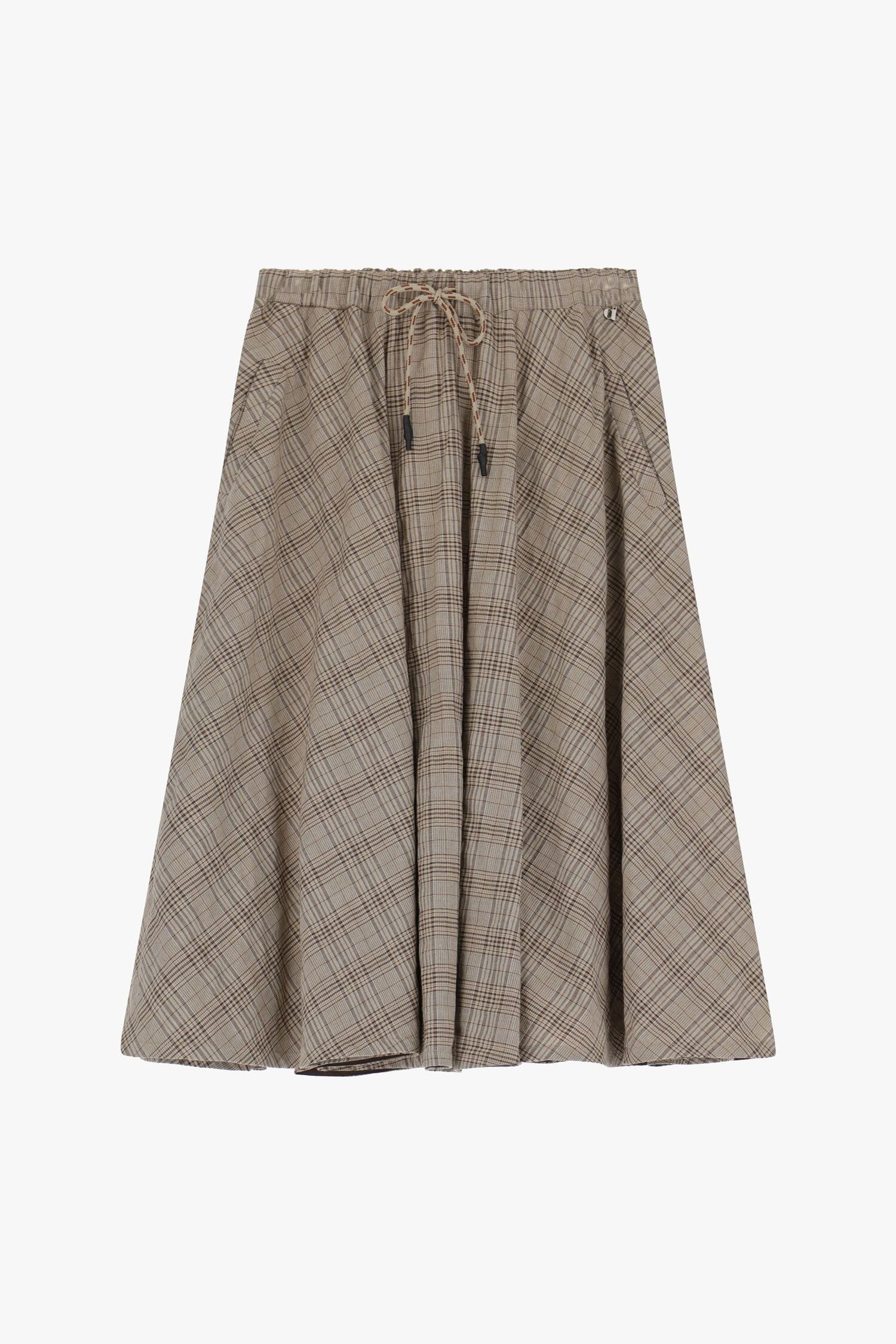 Gonna Midi A Quadri Con Coulisse Dixie