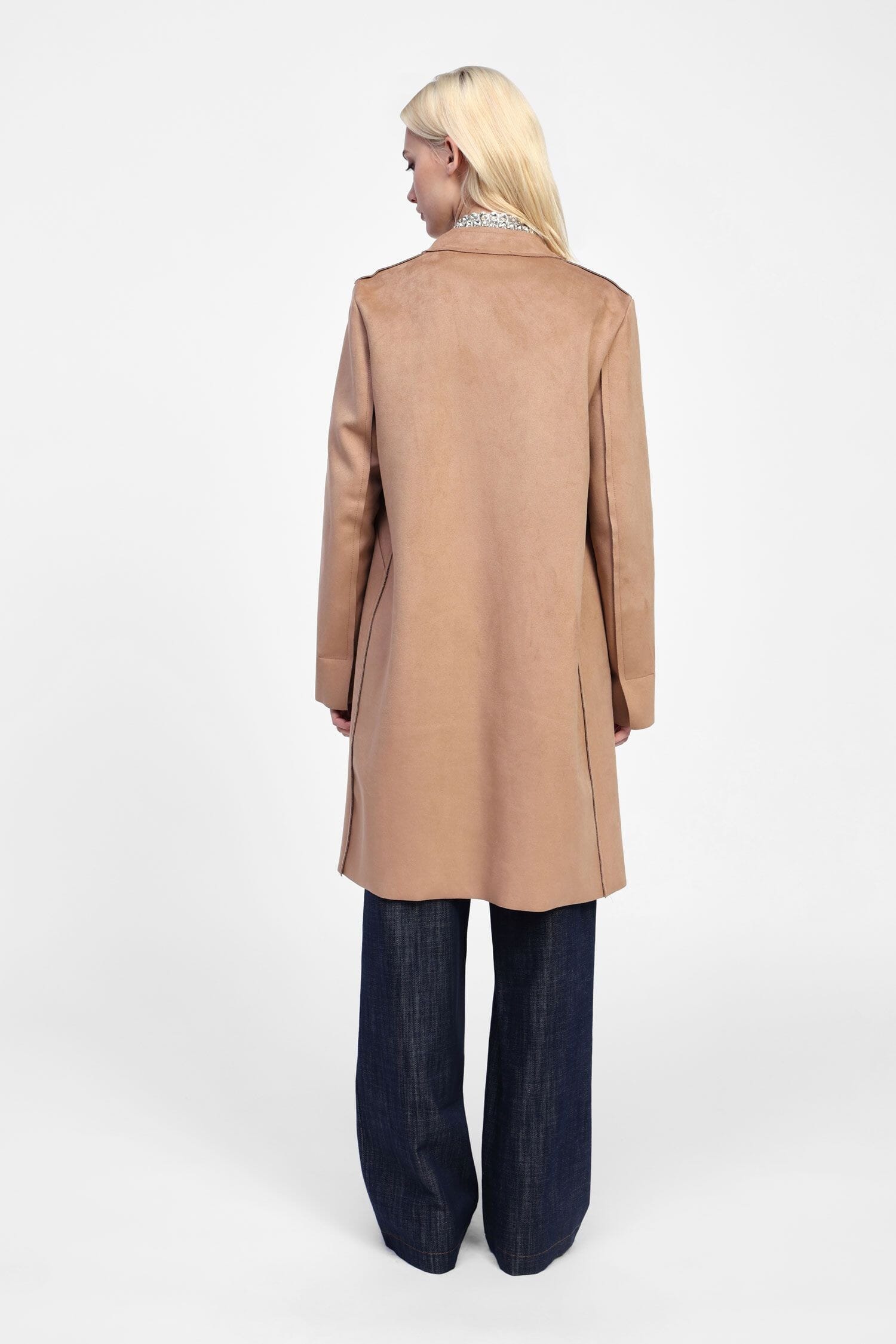 Cappotto Classico Con Bottoni E Applicazione Dixie