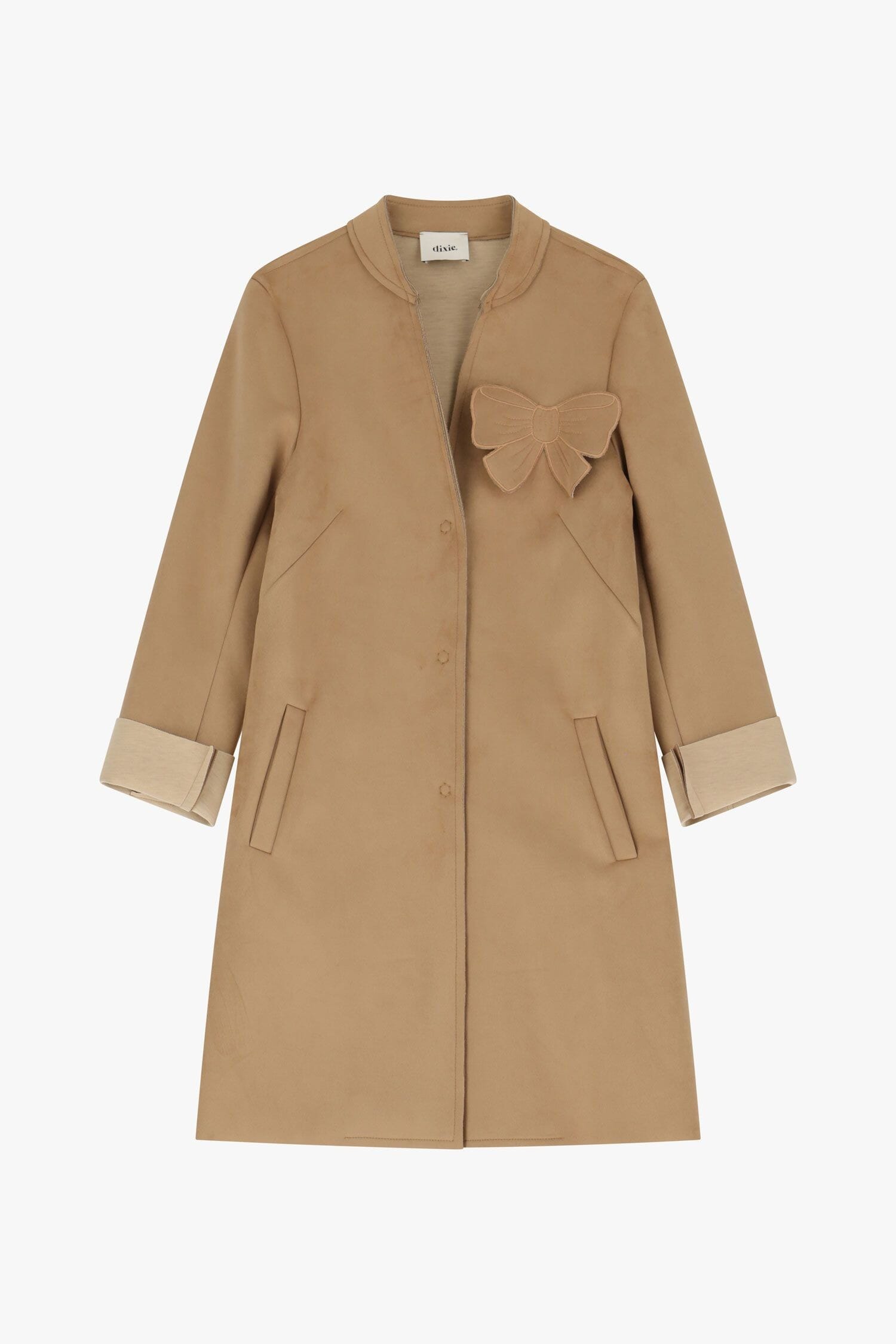 Cappotto Classico Con Bottoni E Applicazione Dixie