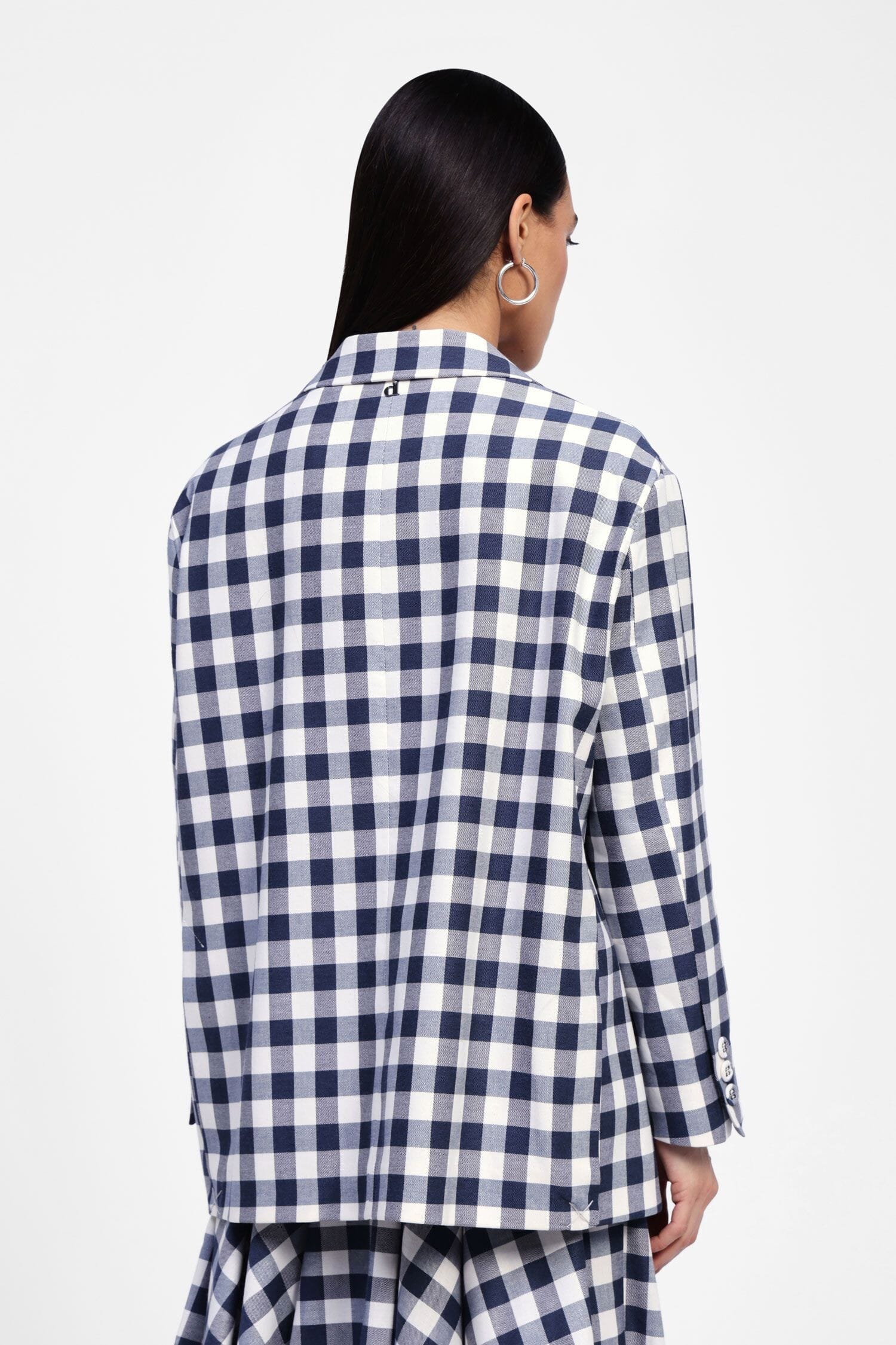 Blazer Quadri Con Bottoni Singoli Dixie