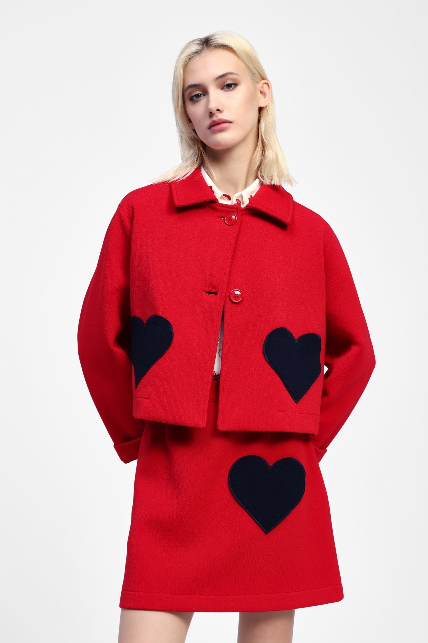 Giacca Con Cuori E Bottoni Dixie