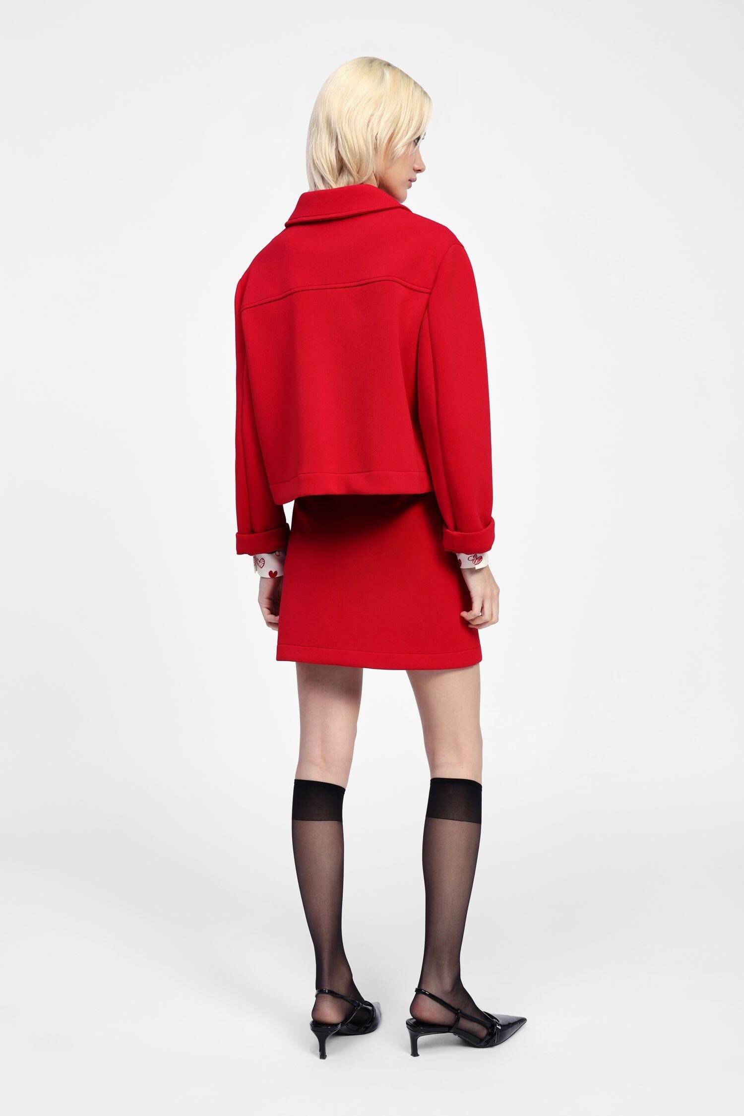 Gonna Corta Con Applicazioni Cuori Dixie