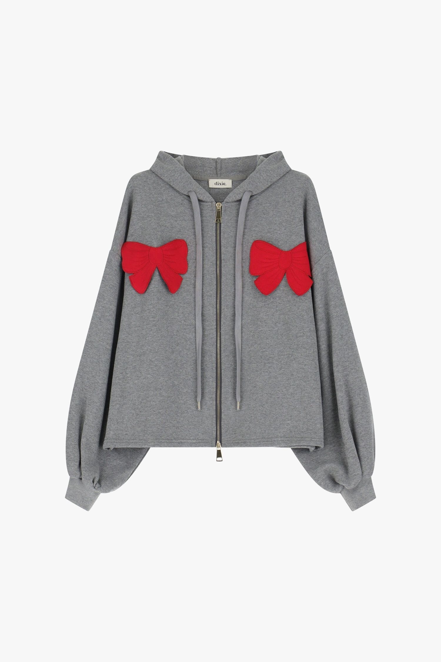 Dixie Hooded Sweatshirt With Attached Ribbons