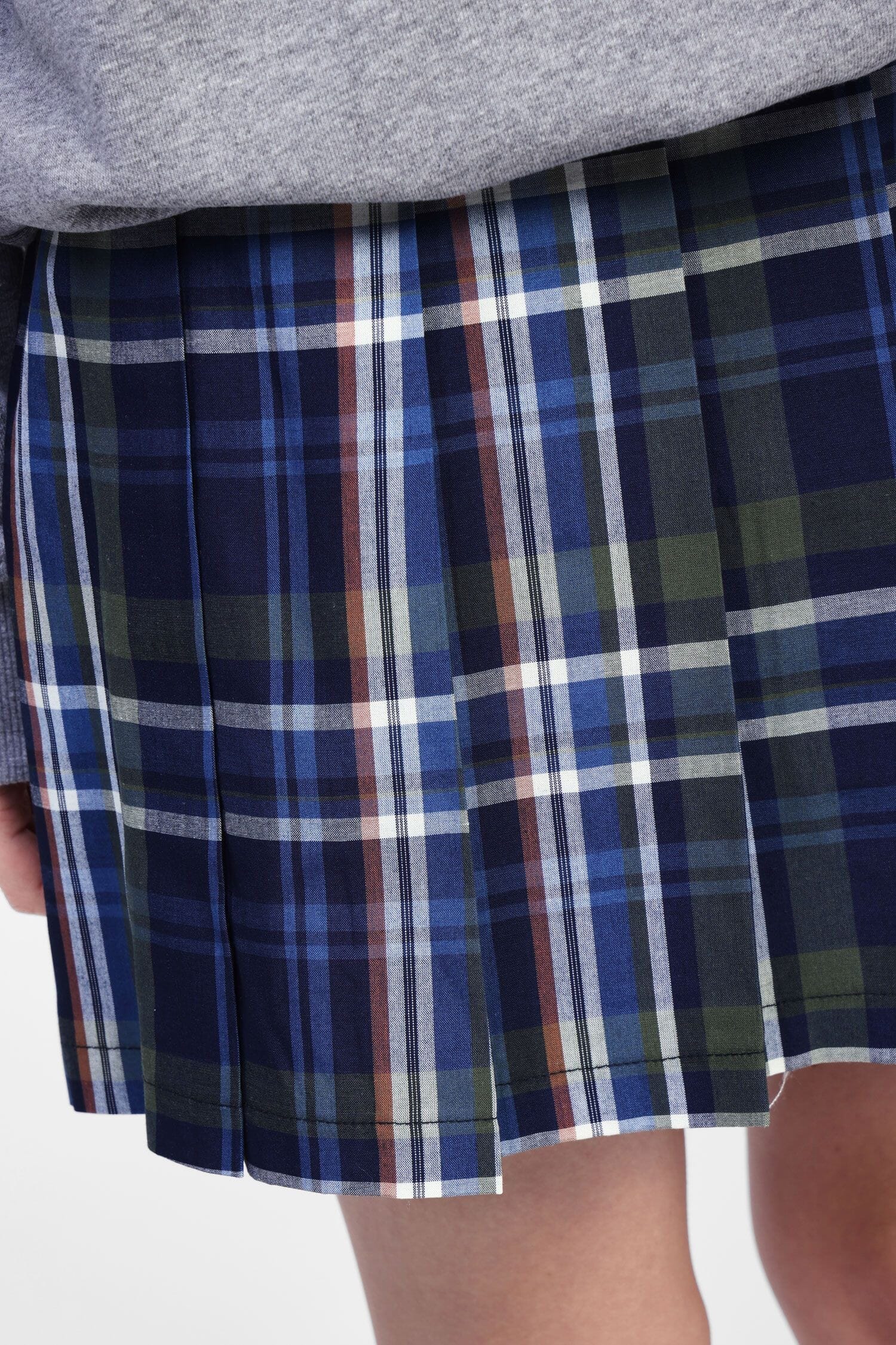 Minigonna Tartan A Pieghe Dixie