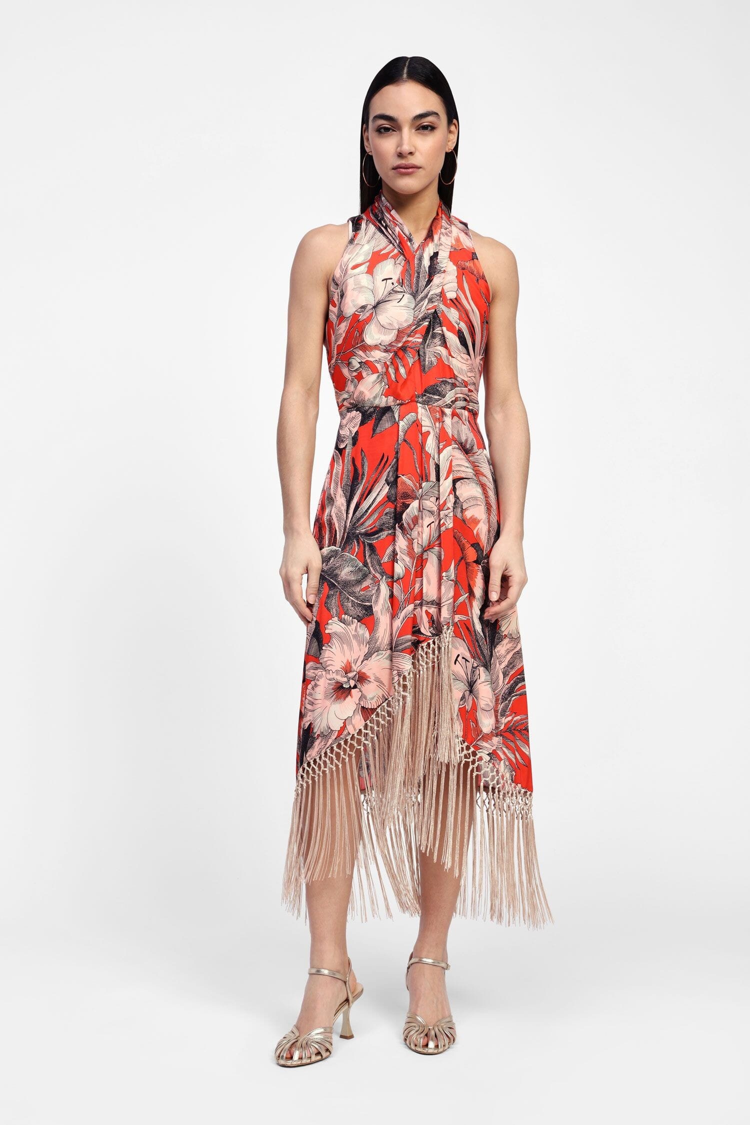 Dixie Abbigliamento Stock Abito Midi Abbigliamento Dixie Online