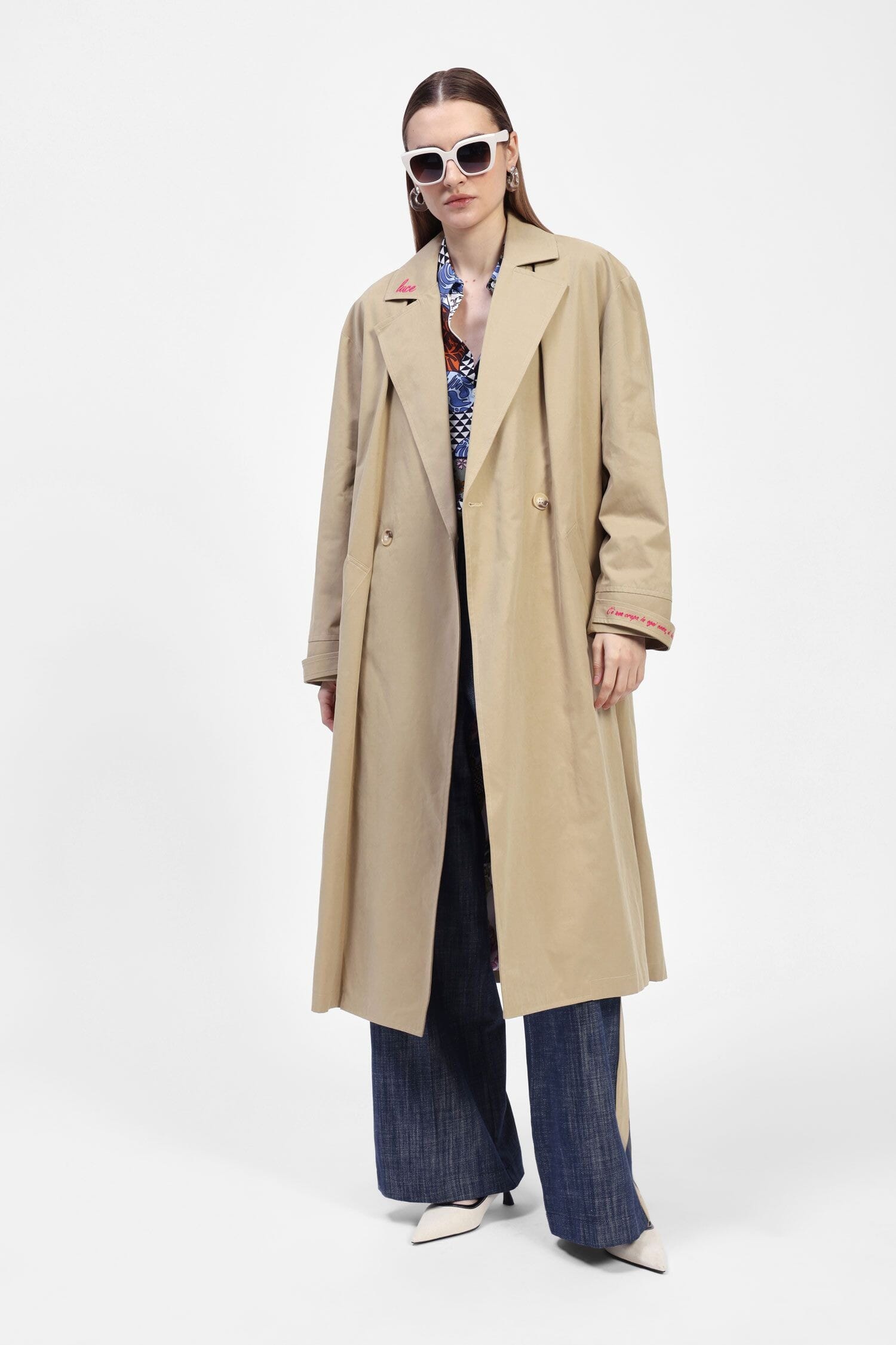 Trench Classico Con Bottoni Dixie